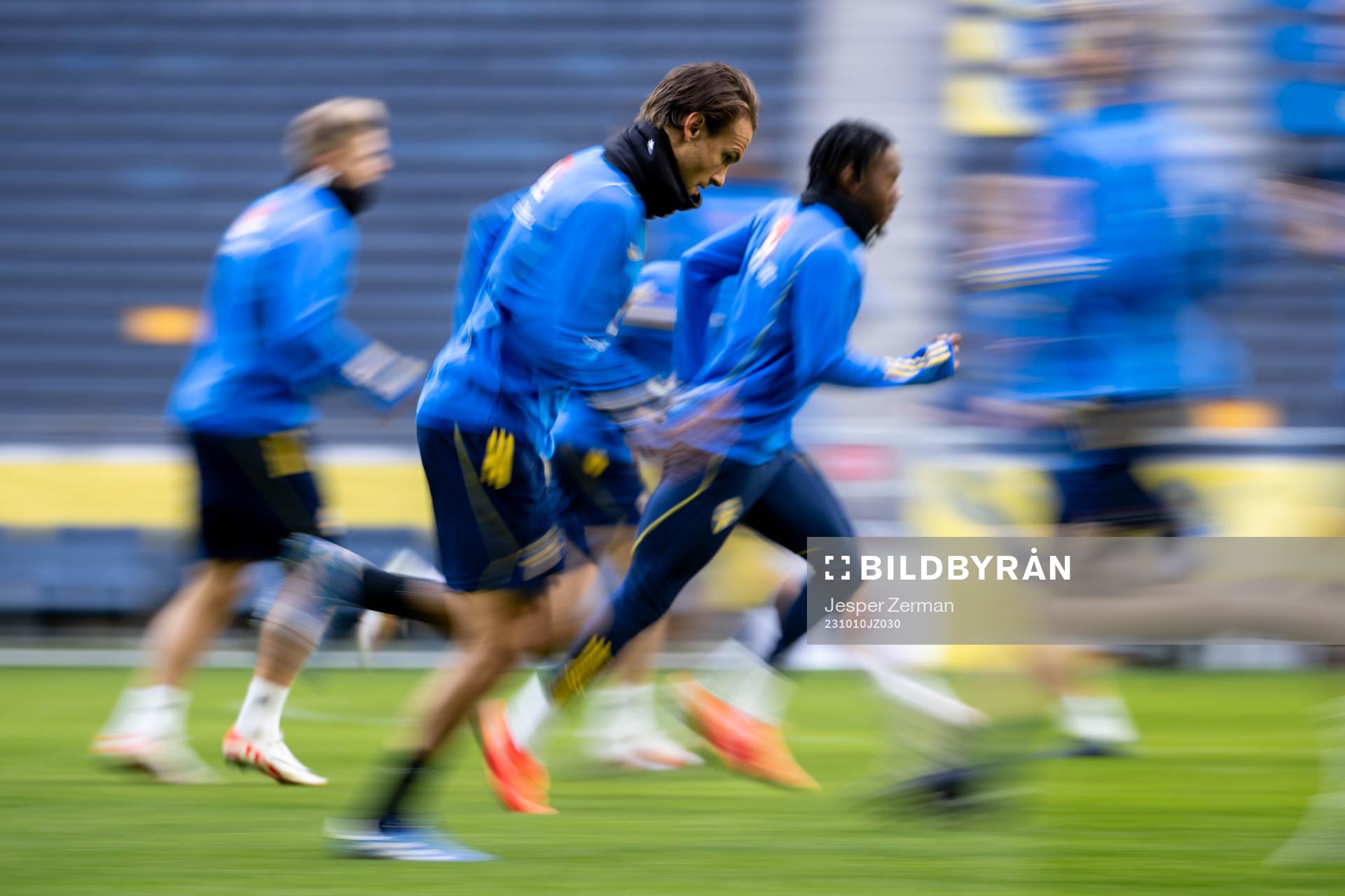 Albin Ekdal of the Swedish national football team at a