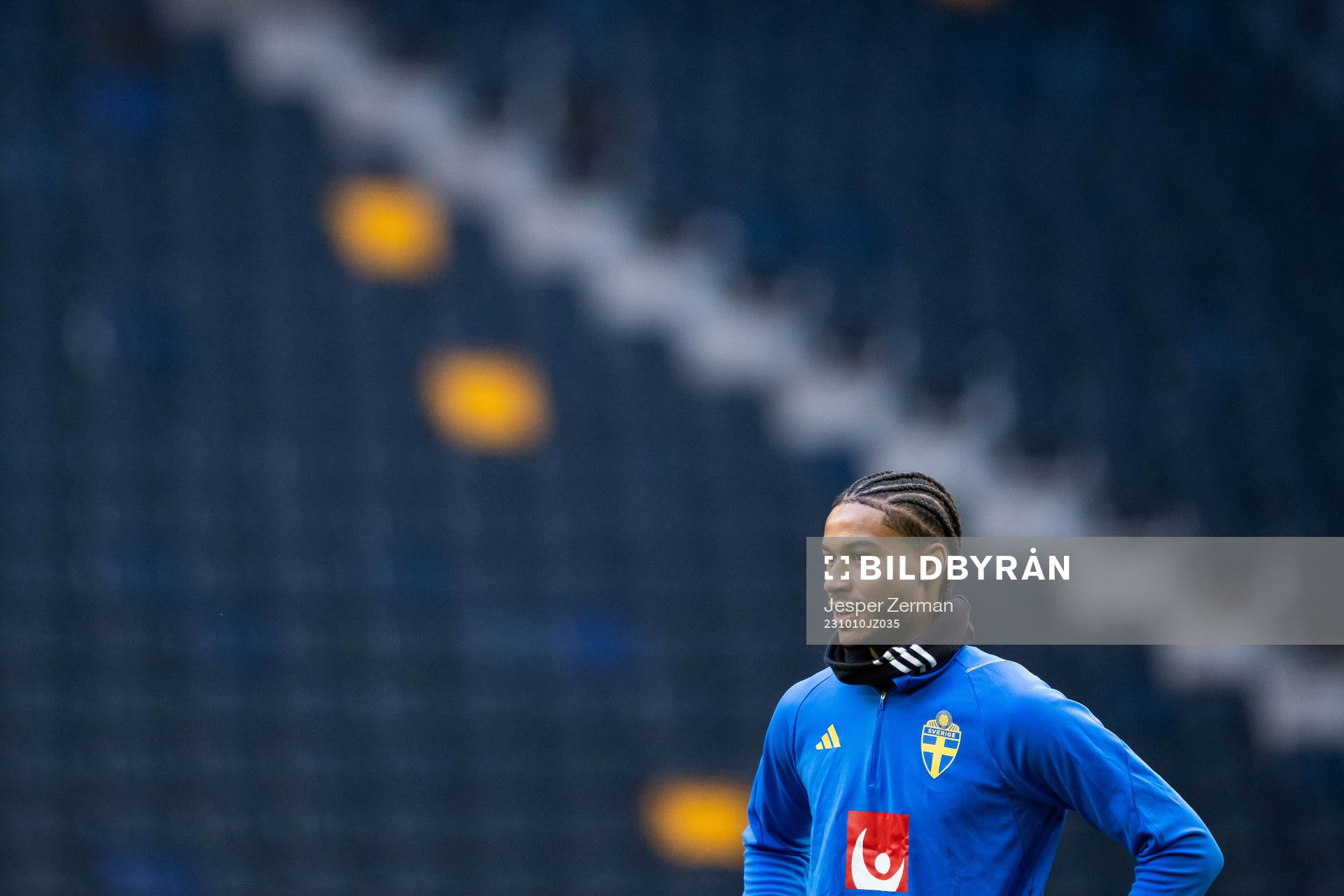 Jens Cajuste of the Swedish national football team at a