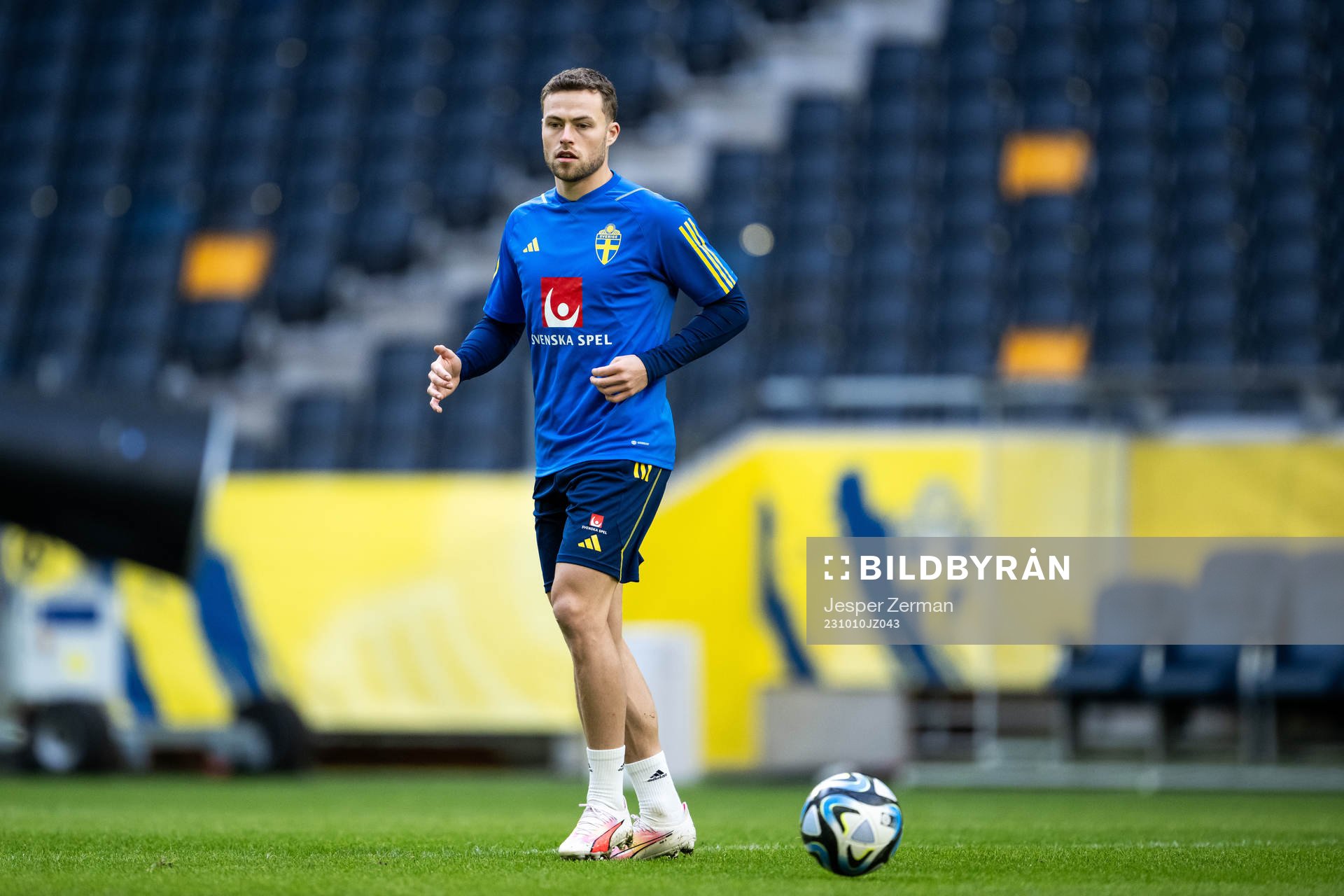 Gabriel Gudmundsson of the Swedish national football team