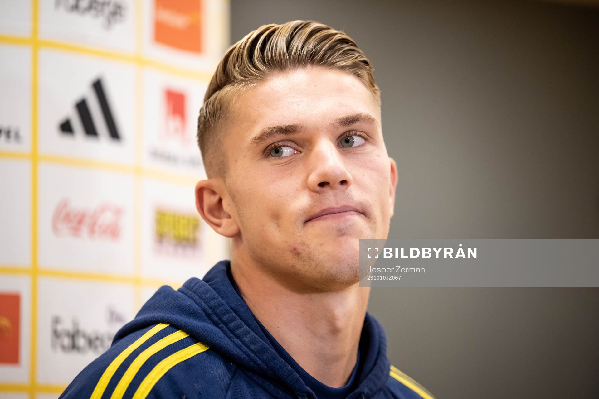 Viktor Gyökeres of the Swedish national football team