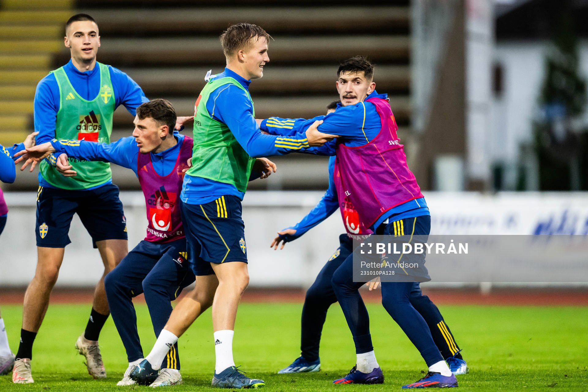 Noah Eile, Noah Persson, Casper Widell och Armin Gigovic
