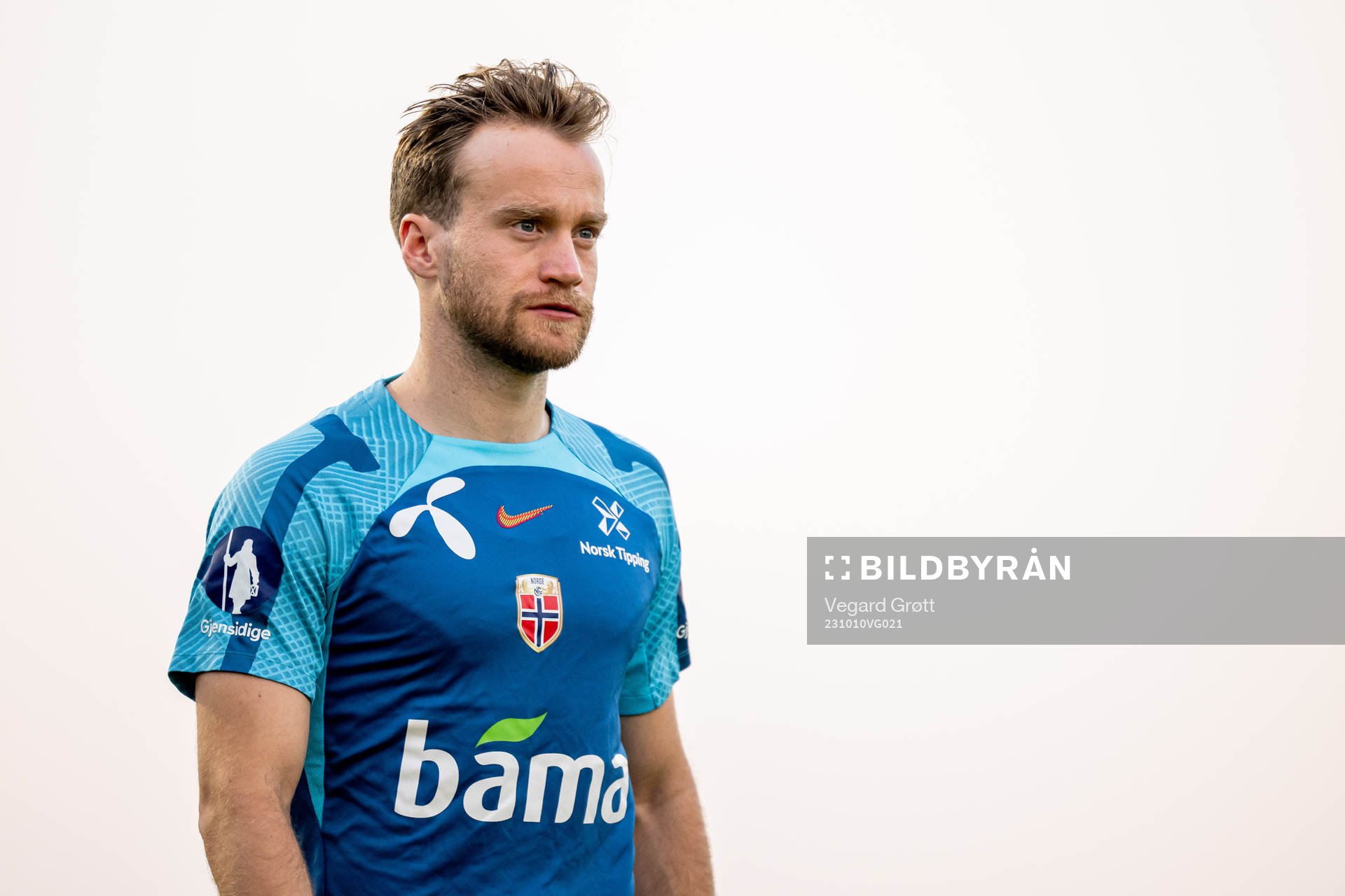 Bård Finne of the Norwegian national football team