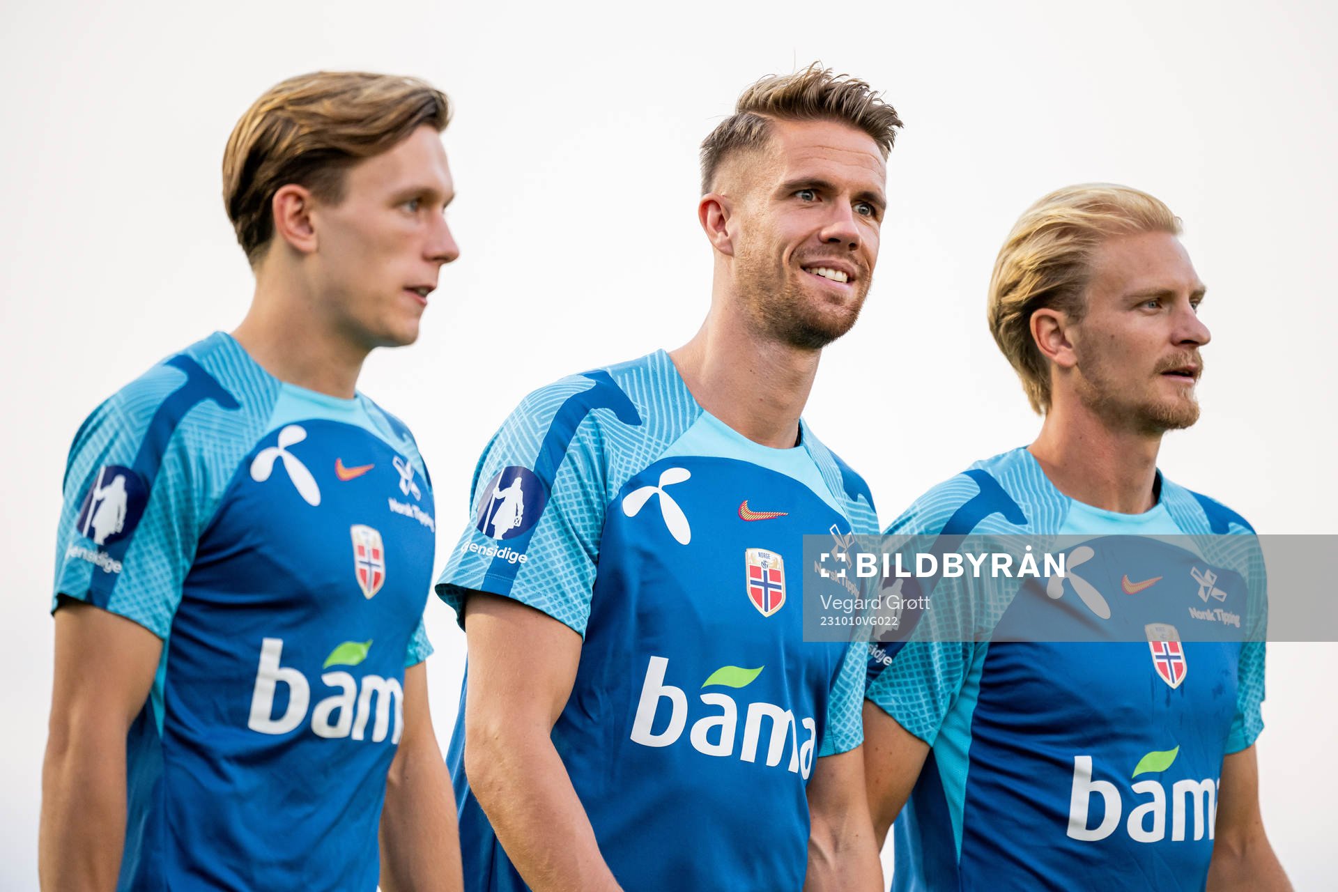 Marcus Holmgren Pedersen, Kristoffer Ajer and Morten