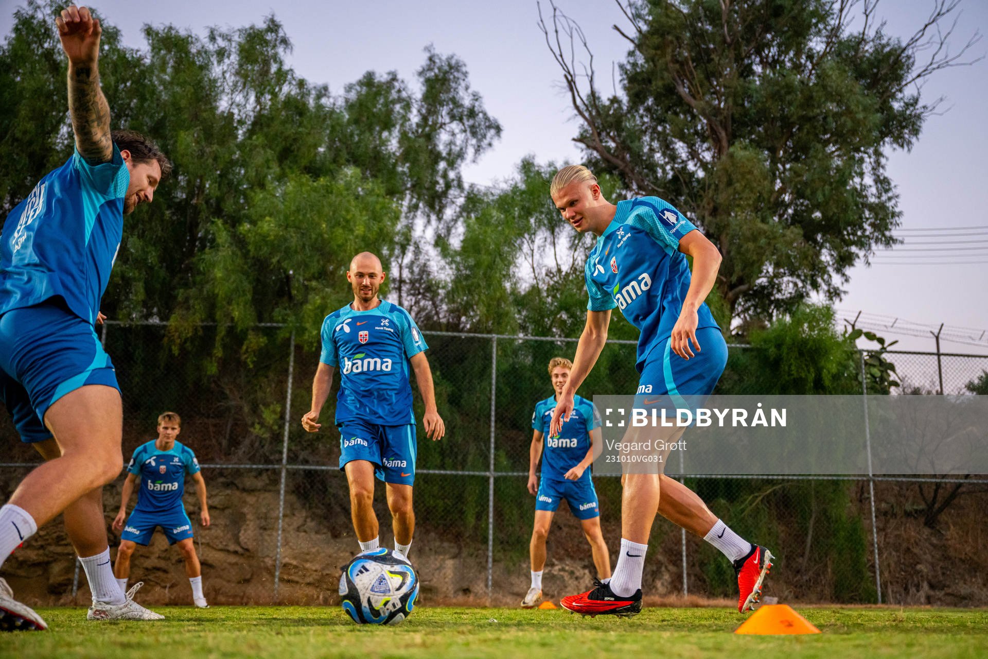 Stefan Strandberg, Fredrik Aursnes and Erling Braut Haaland