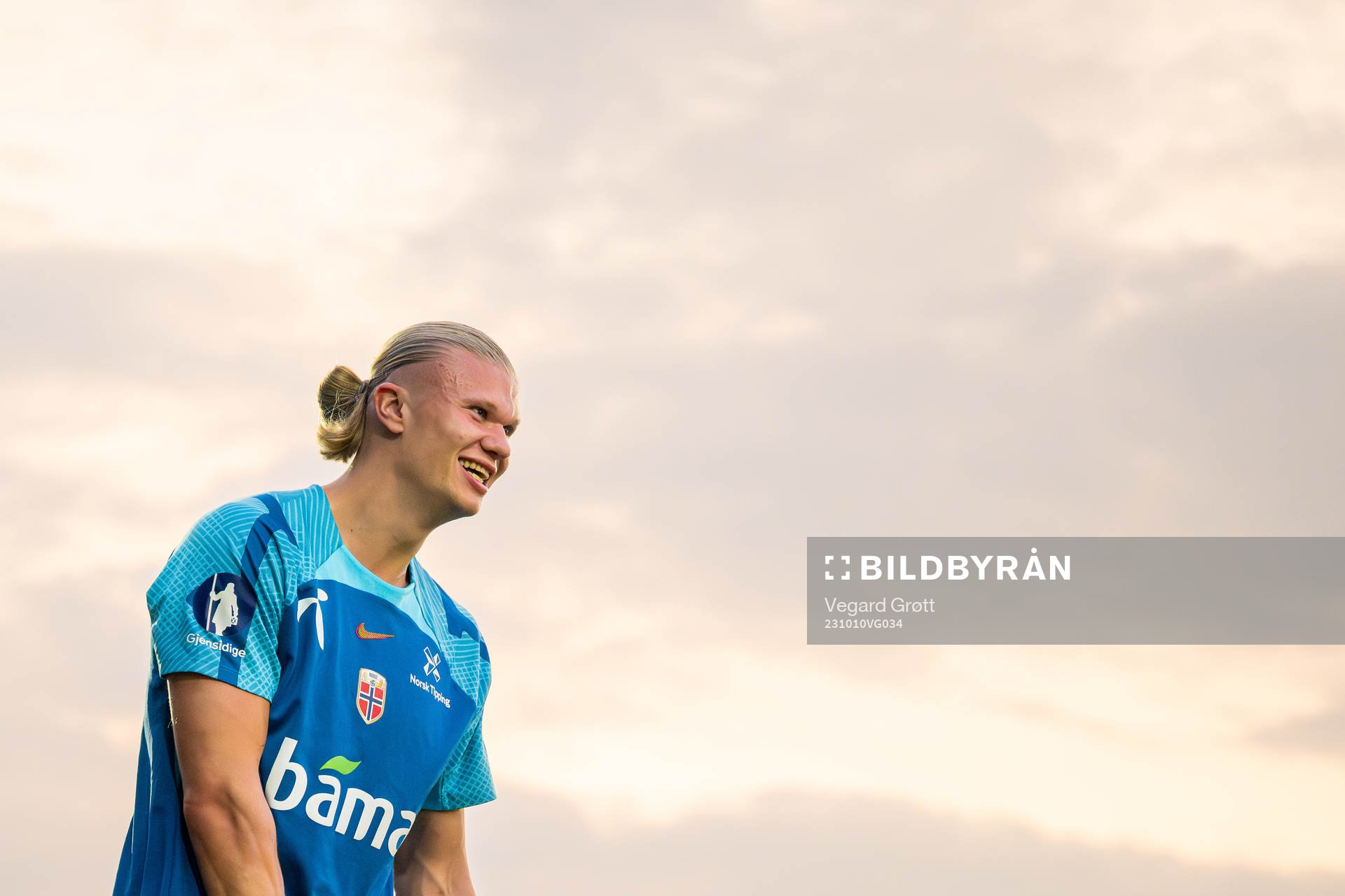 Erling Braut Haaland of the Norwegian national football team