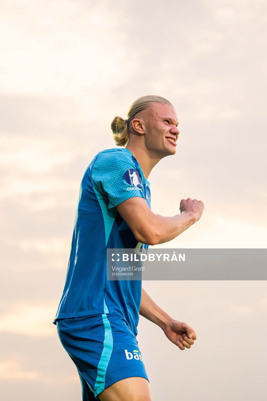 Erling Braut Haaland of the Norwegian national football team