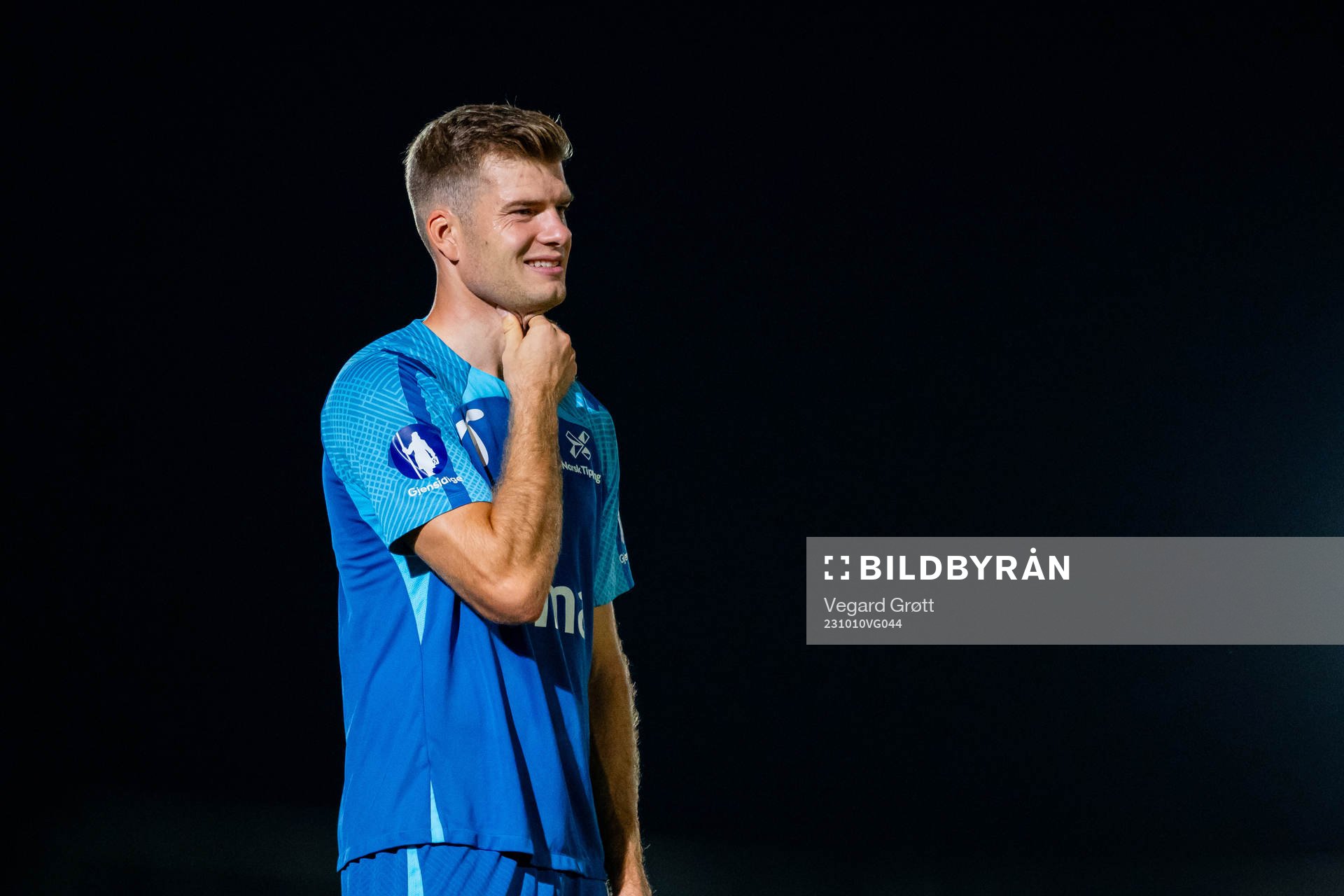 Alexander Sørloth of the Norwegian national football team