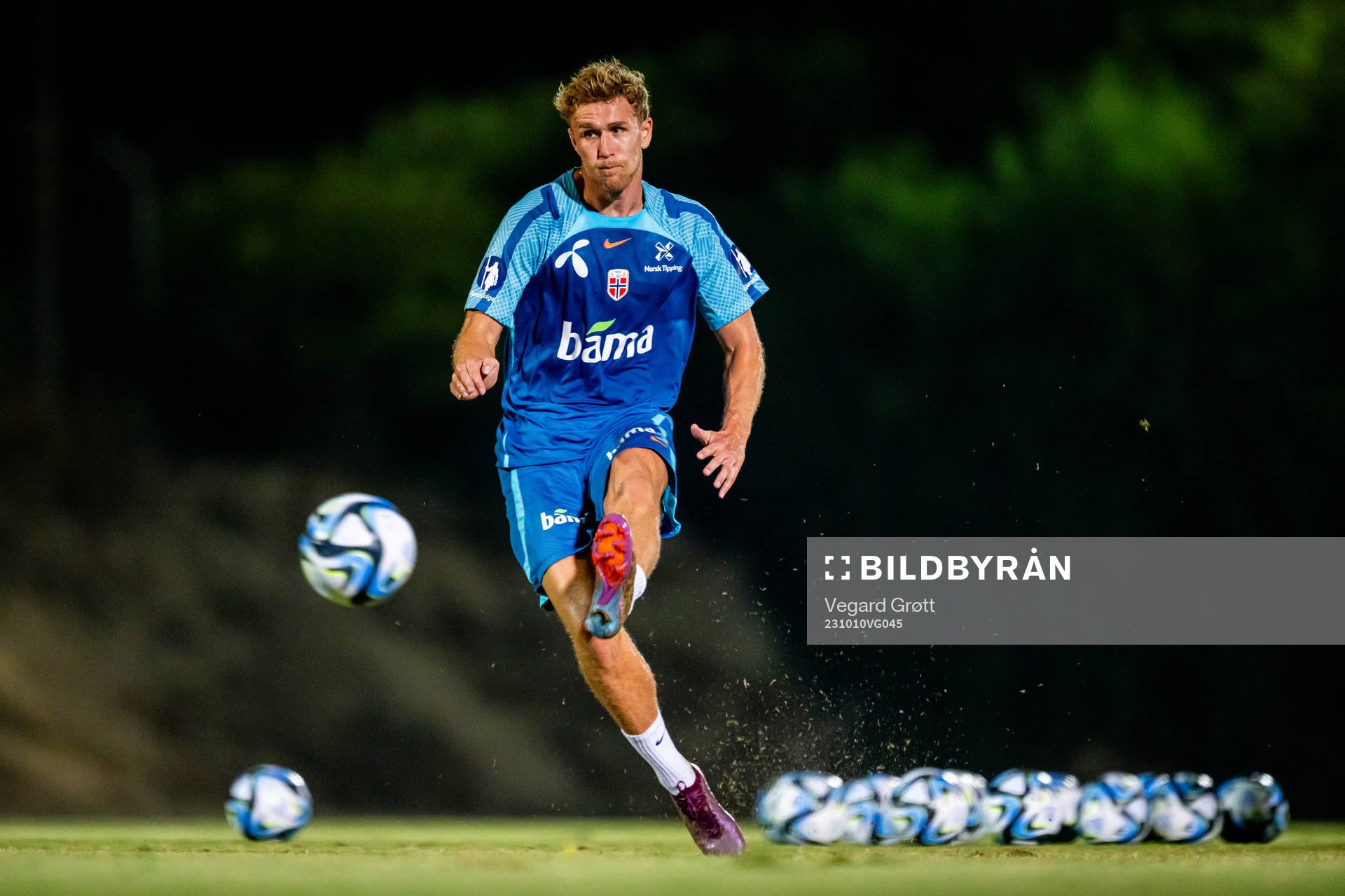 Ola Solbakken of the Norwegian national football team