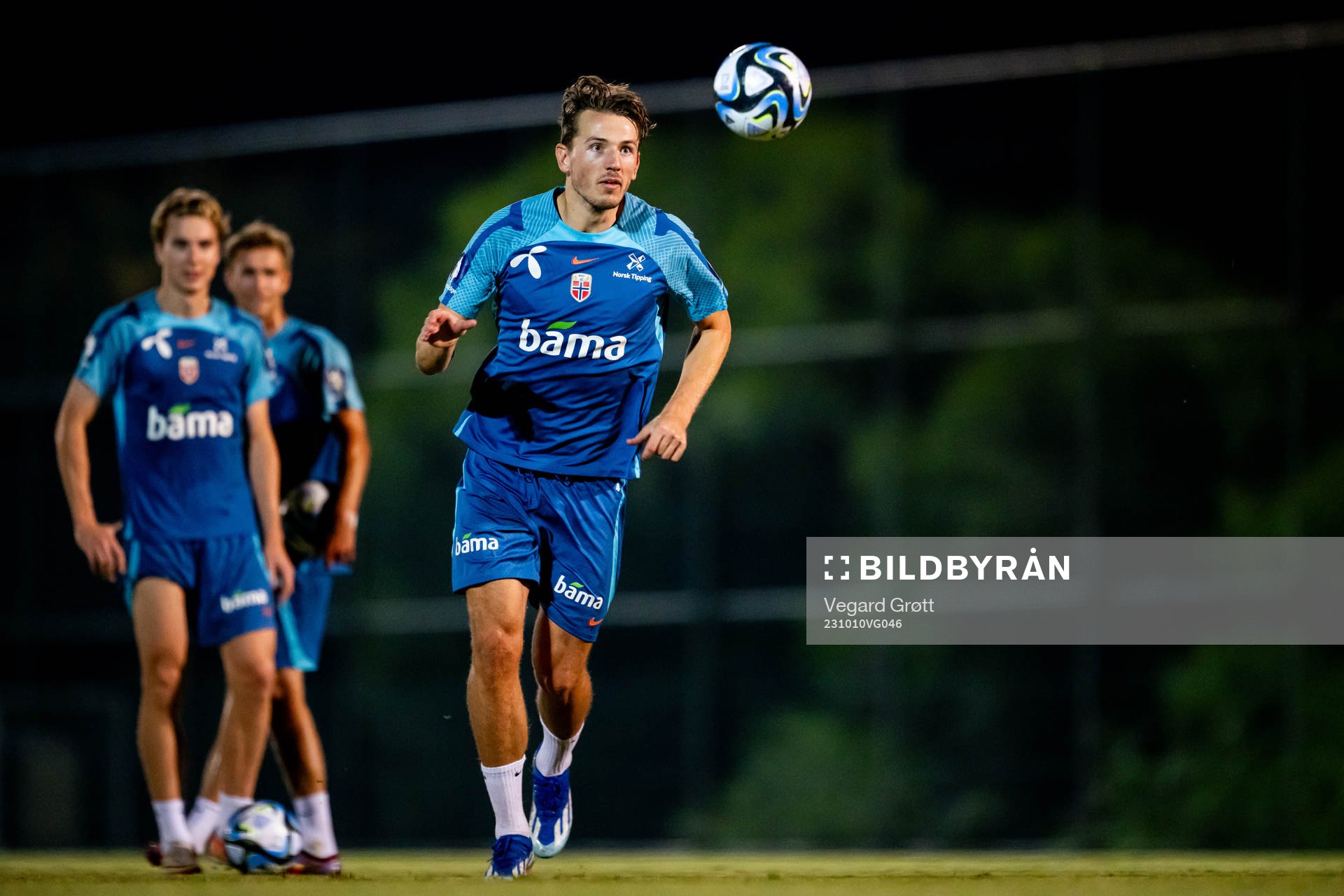 Sander Berge of the Norwegian national football team