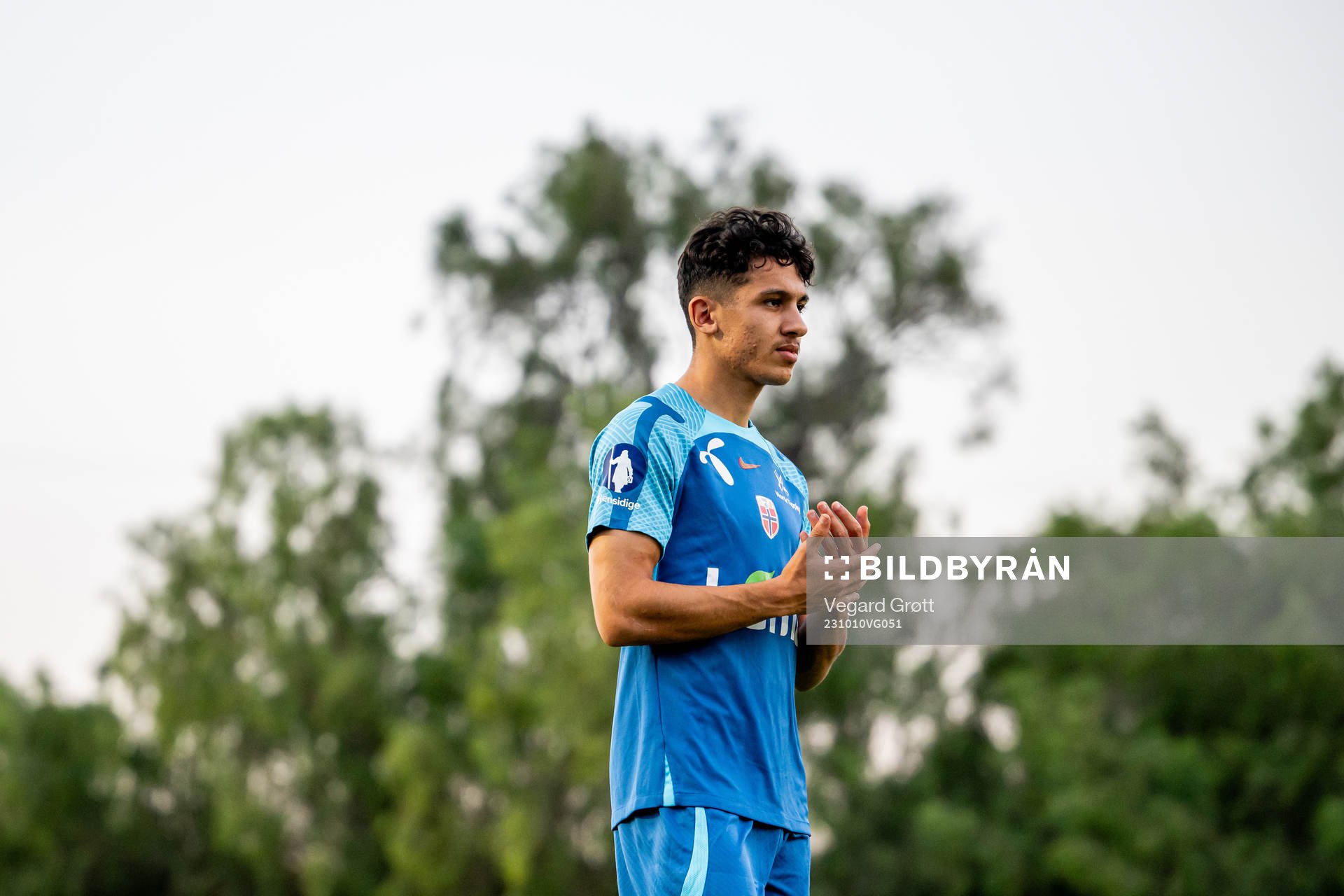 Osame Sahraoui of the Norwegian national football team