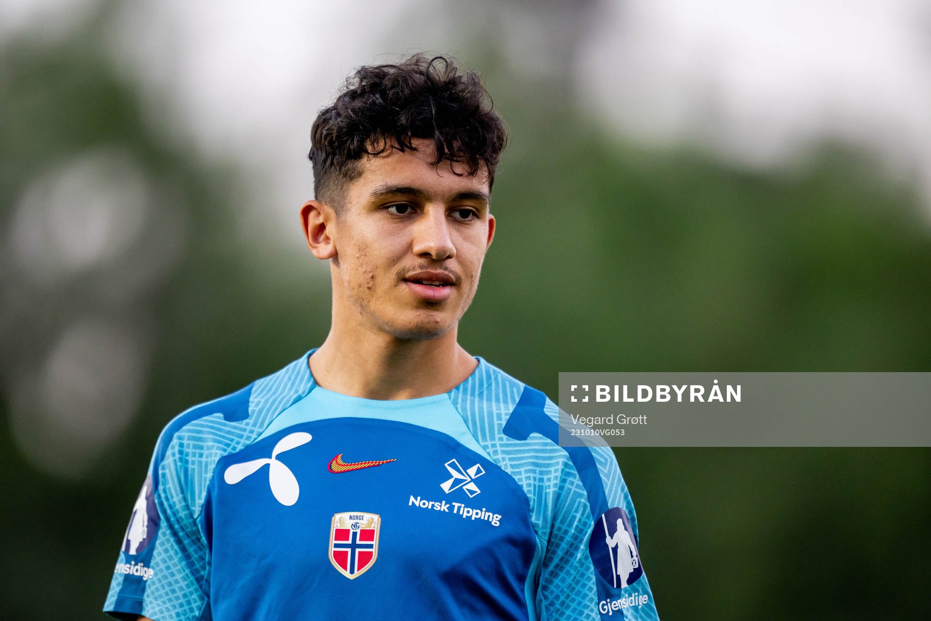 Osame Sahraoui of the Norwegian national football team