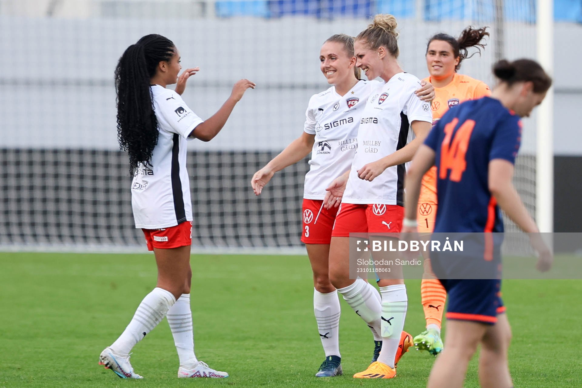 Isabella Obaze, Gudrun Arnardottir and Rebecca Knaak of