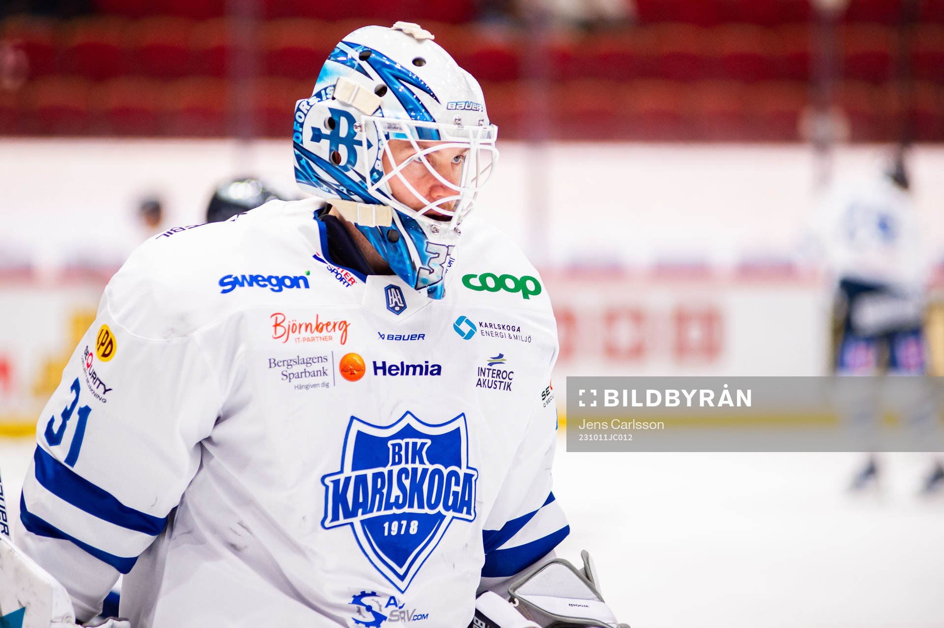 Karlskogas målvakt Marcus Hellgren Smed