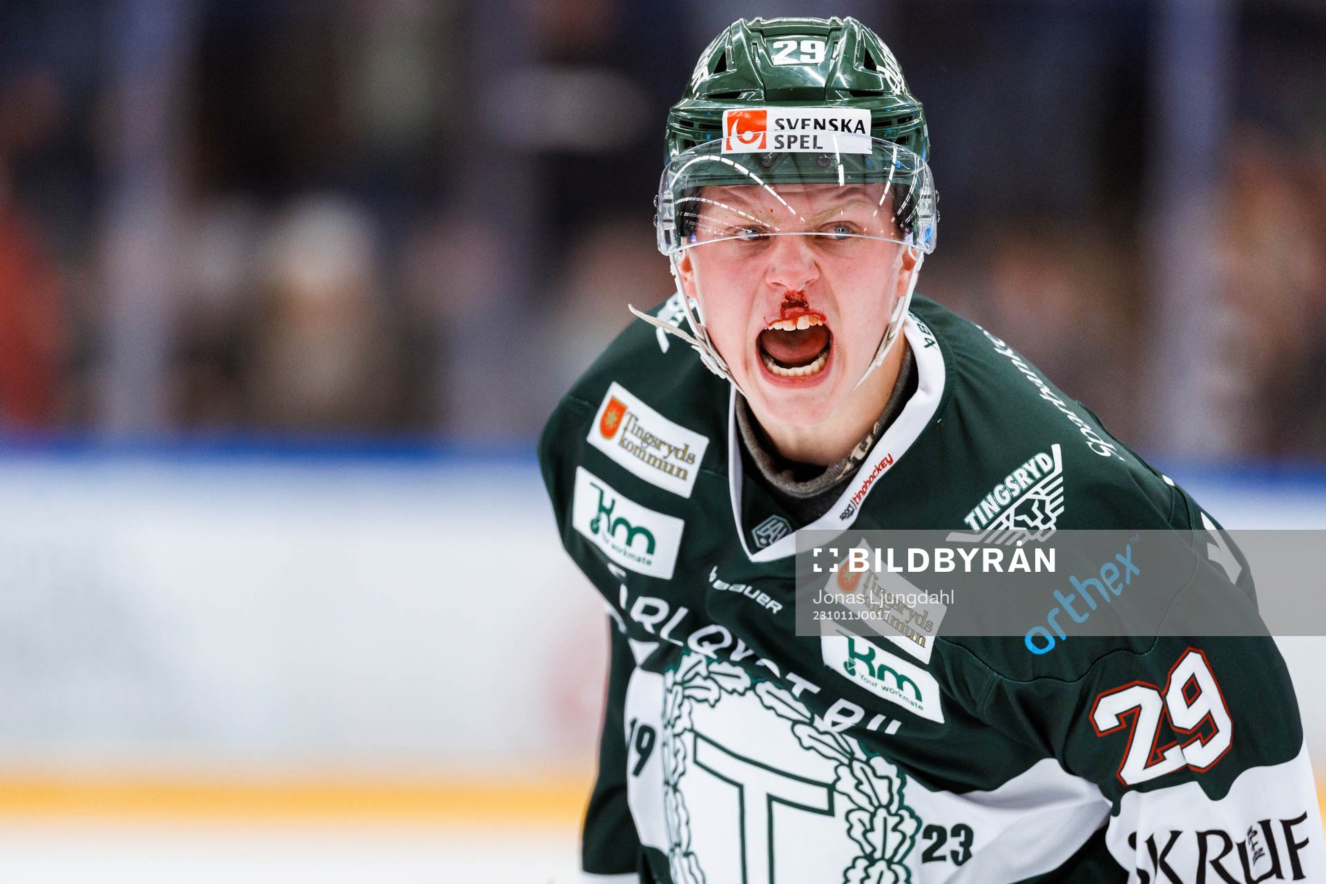 Tingsryds Valdemar Vesterlund reagerar