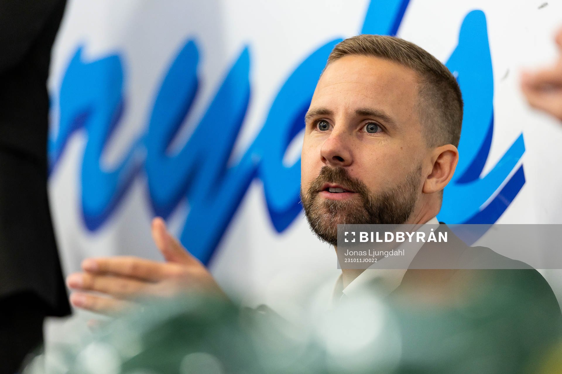 Björklövens tränare Viktor Stråhle