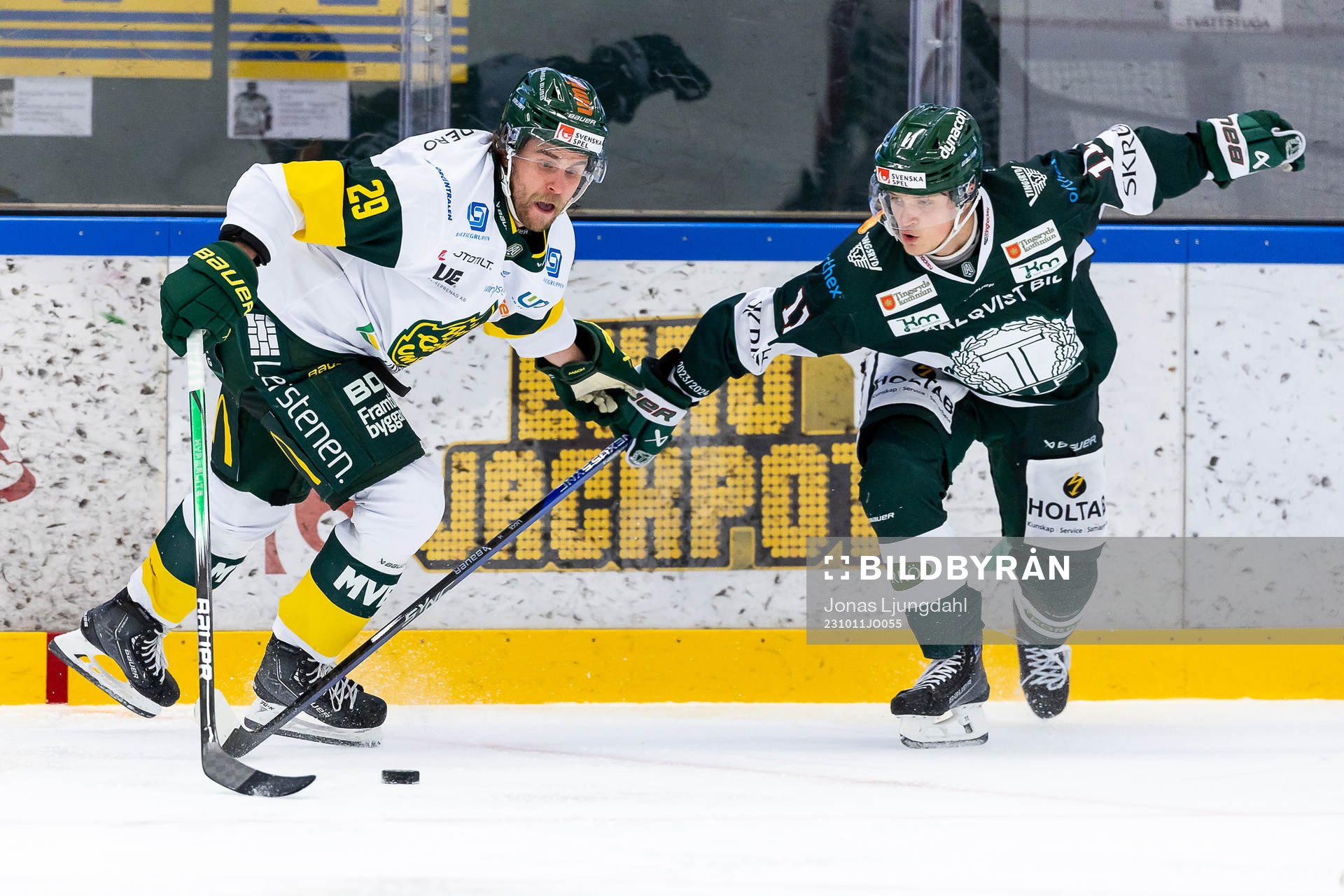 Björklövens Alexander Wiklund och Tingsryds Lucas