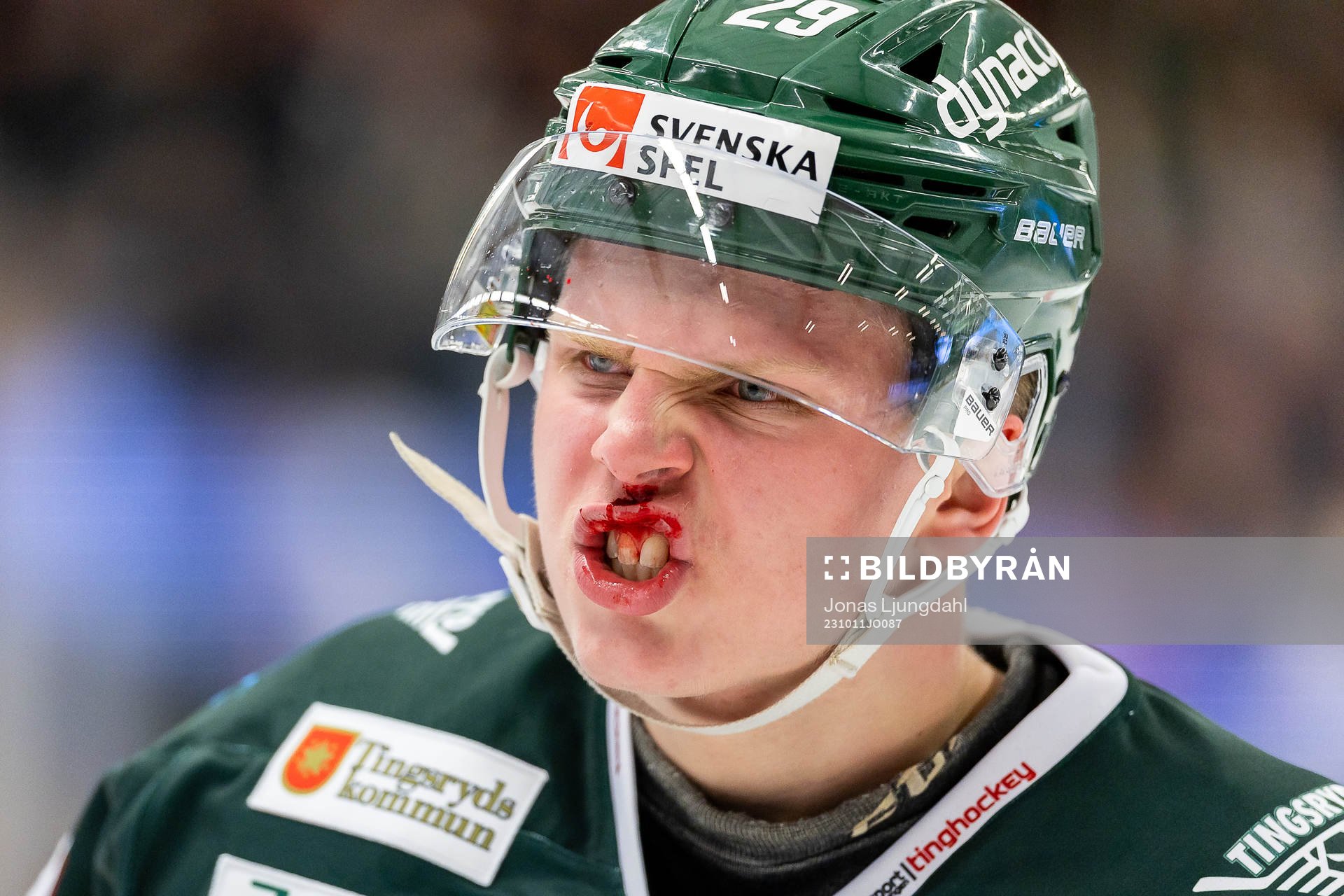 Tingsryds Valdemar Vesterlund reagerar