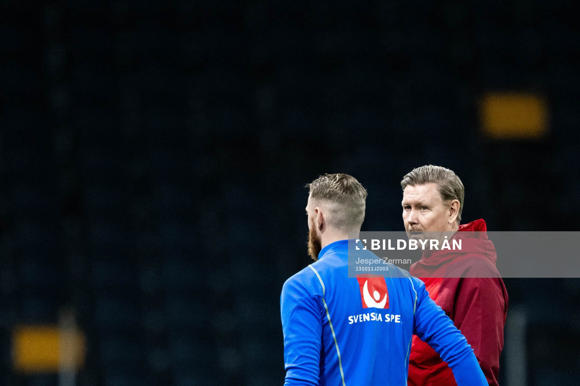Assistant coach Peter Wettergren of the Swedish national
