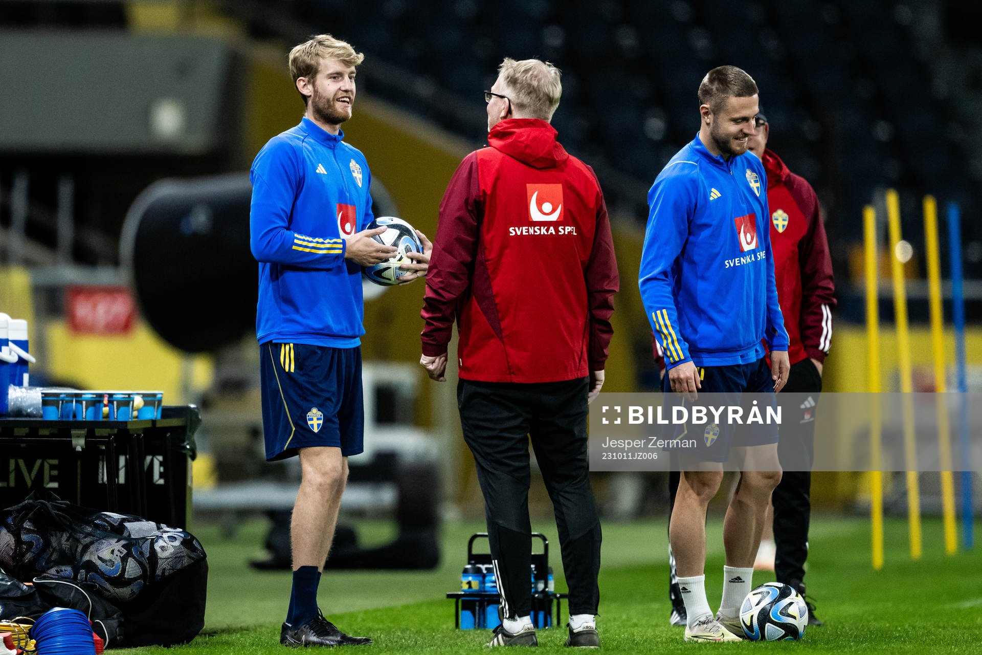 Filip Helander and Mattias Svanberg of the Swedish national