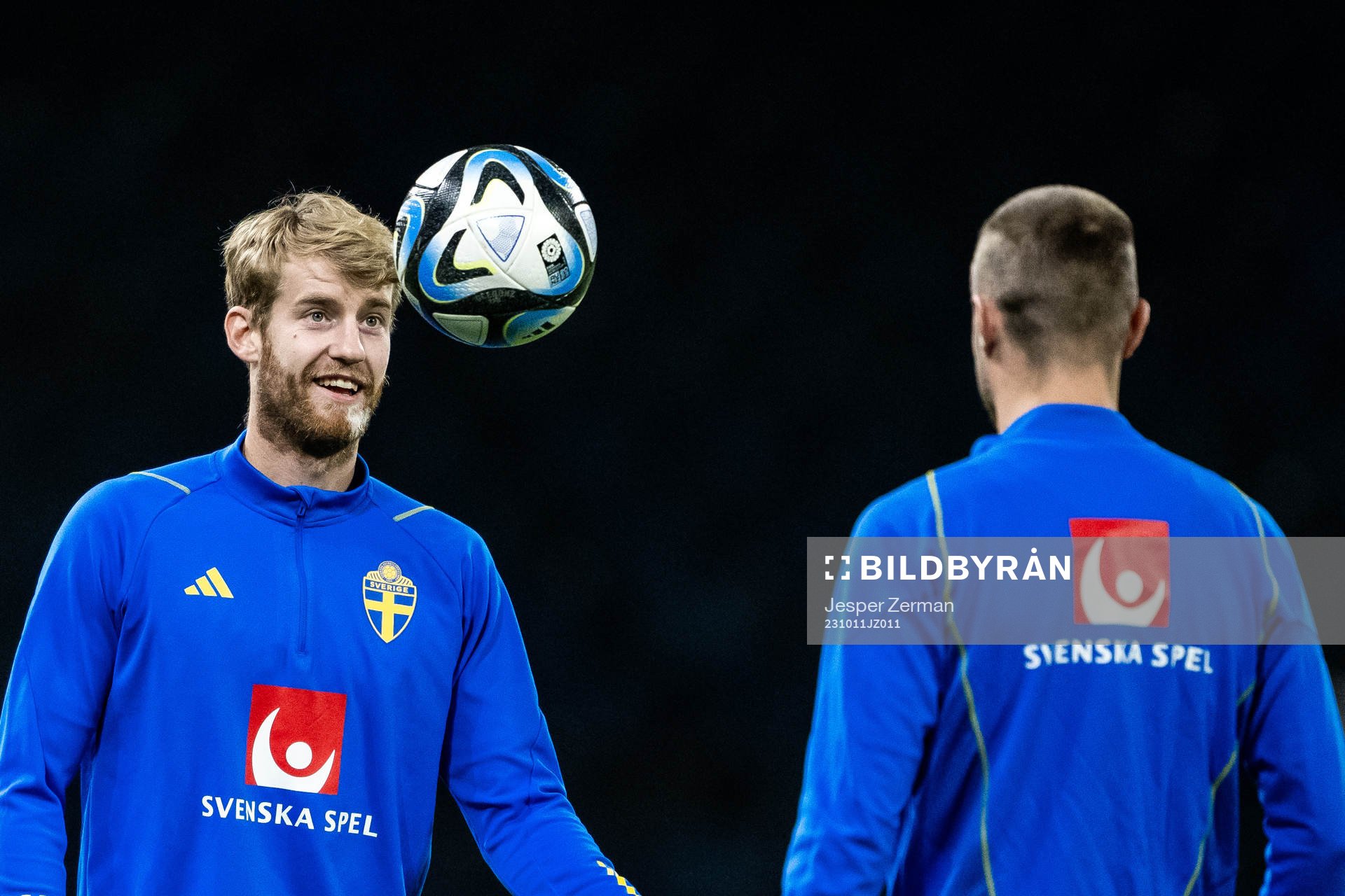 Filip Helander of the Swedish national football team at a