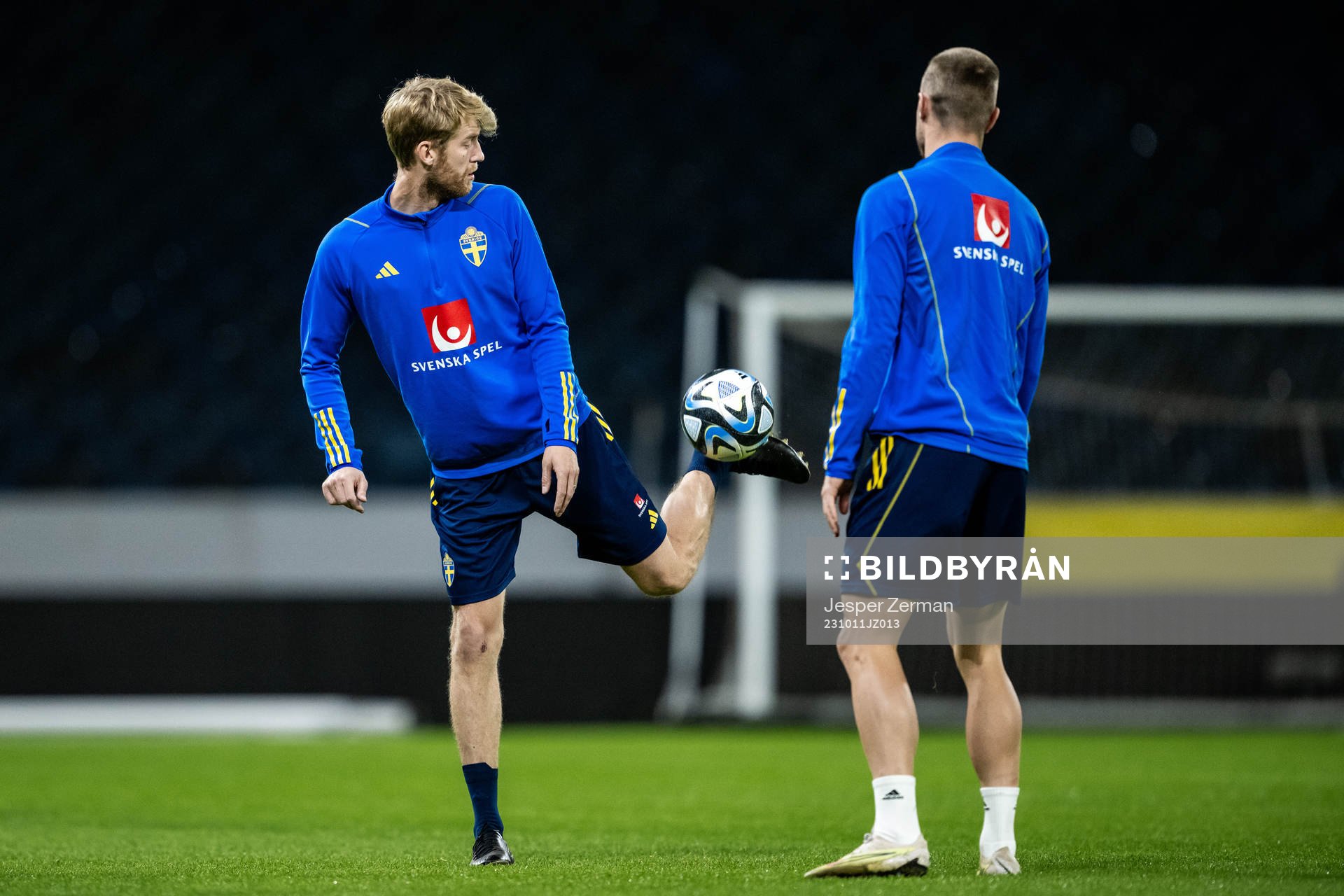 Filip Helander of the Swedish national football team at a