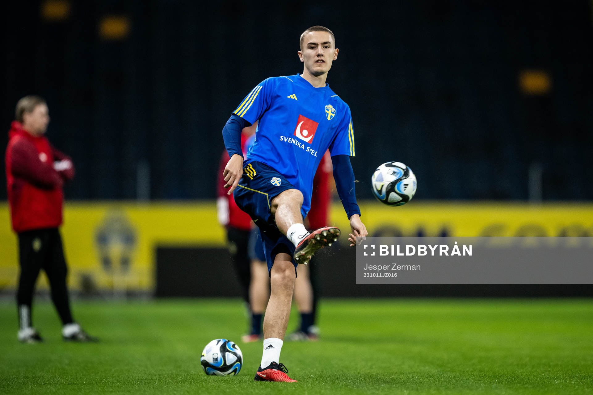 Gustaf Lagerbielke of the Swedish national football team at