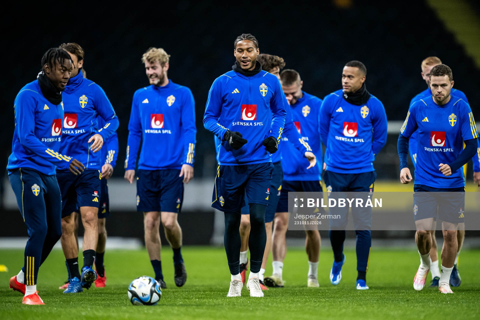 Jens Cajuste of the Swedish national football team at a