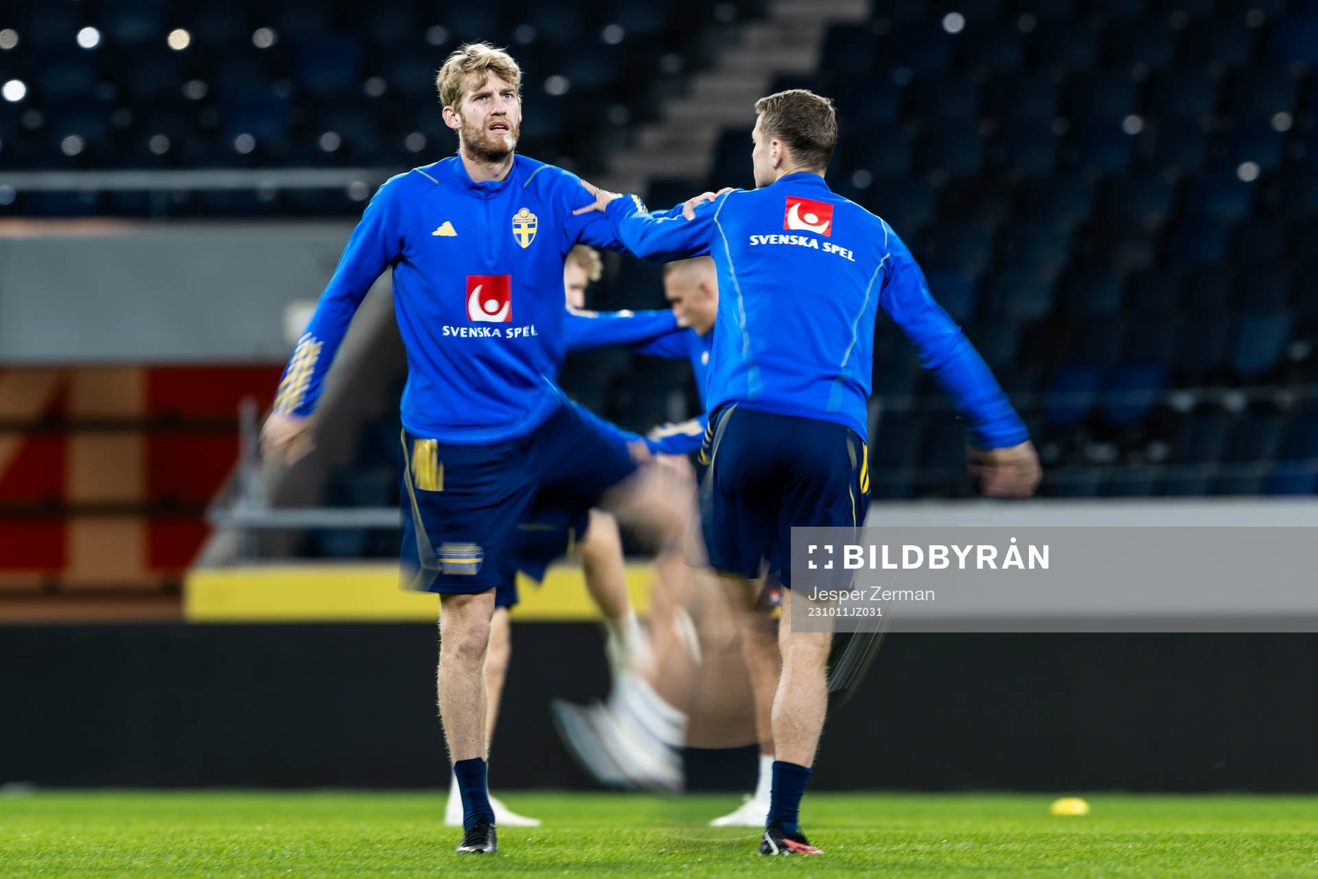 Filip Helander and Viktor Claesson of the Swedish national