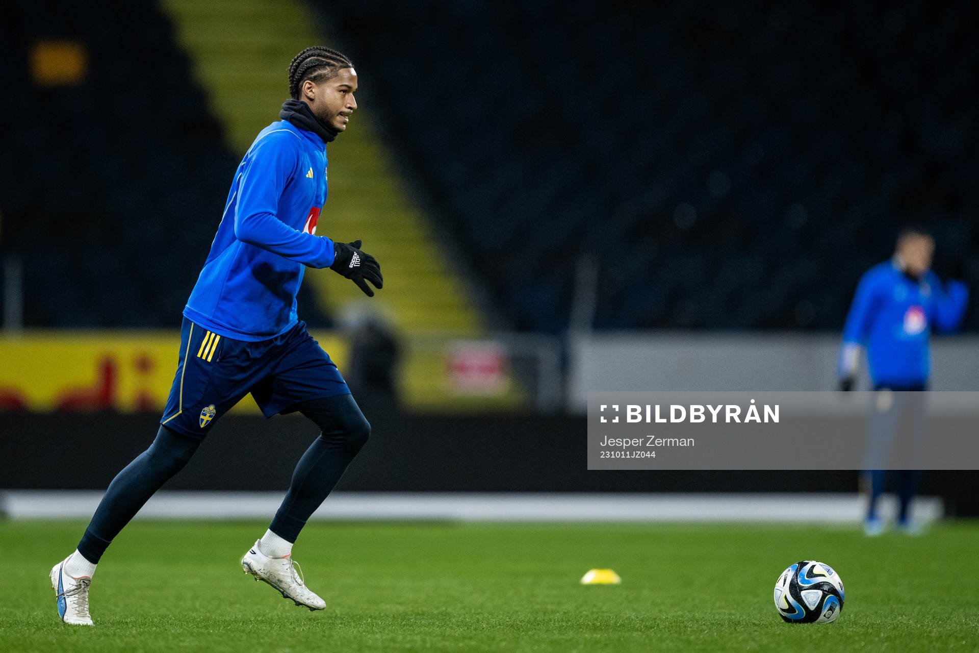 Jens Cajuste of the Swedish national football team at a