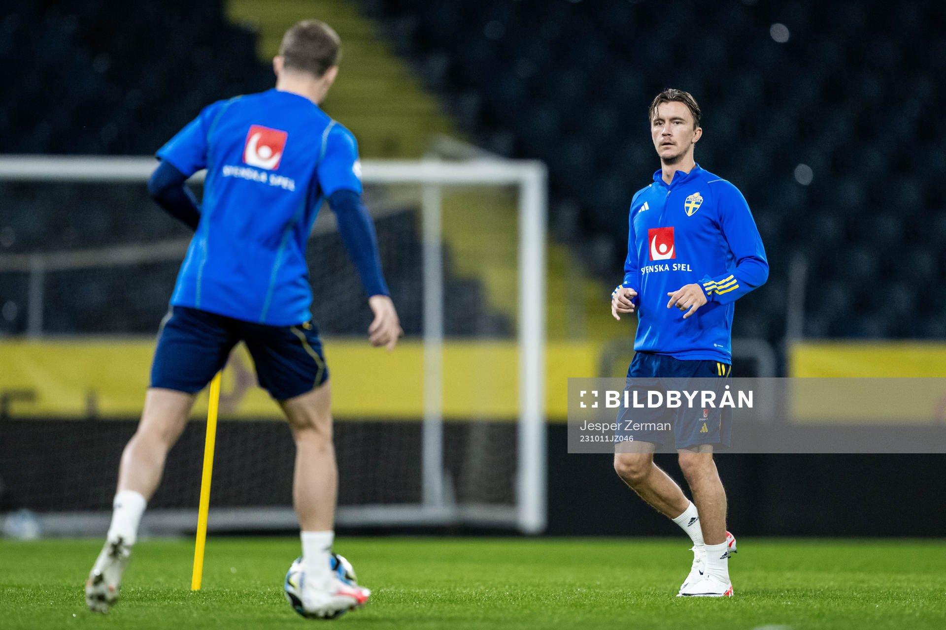 Kristoffer Olsson of the Swedish national football team at
