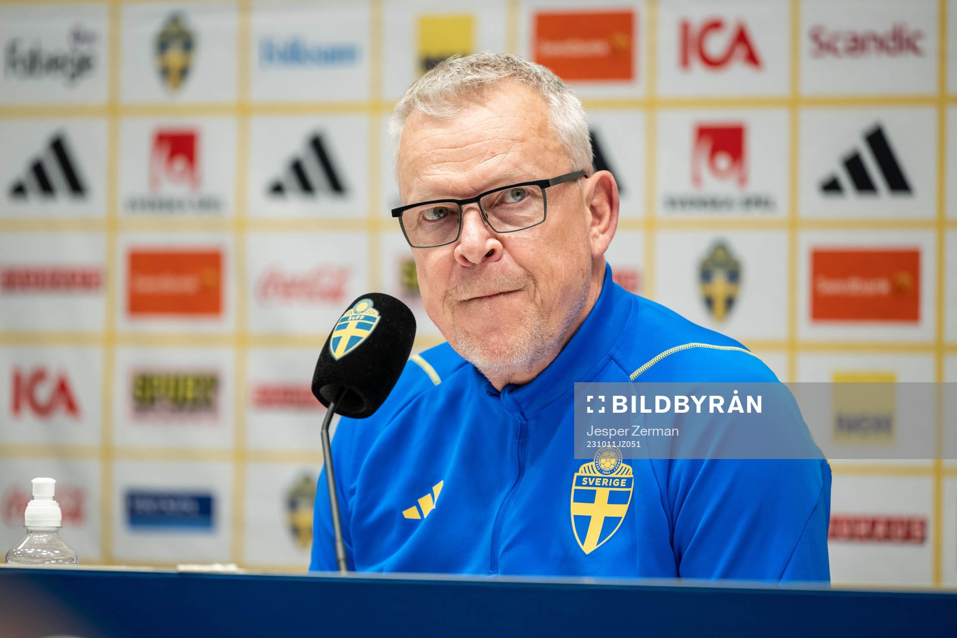 Head coach Janne Andersson of the Swedish national football