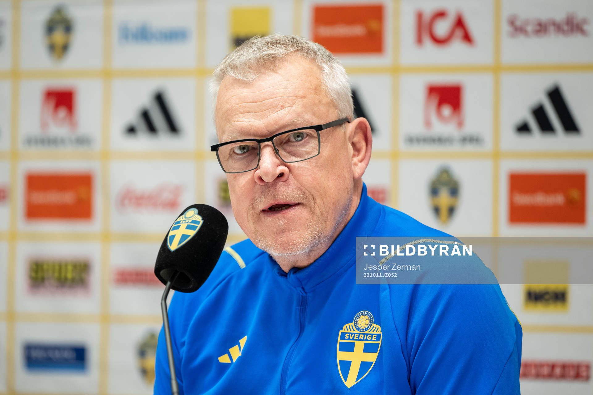 Head coach Janne Andersson of the Swedish national football