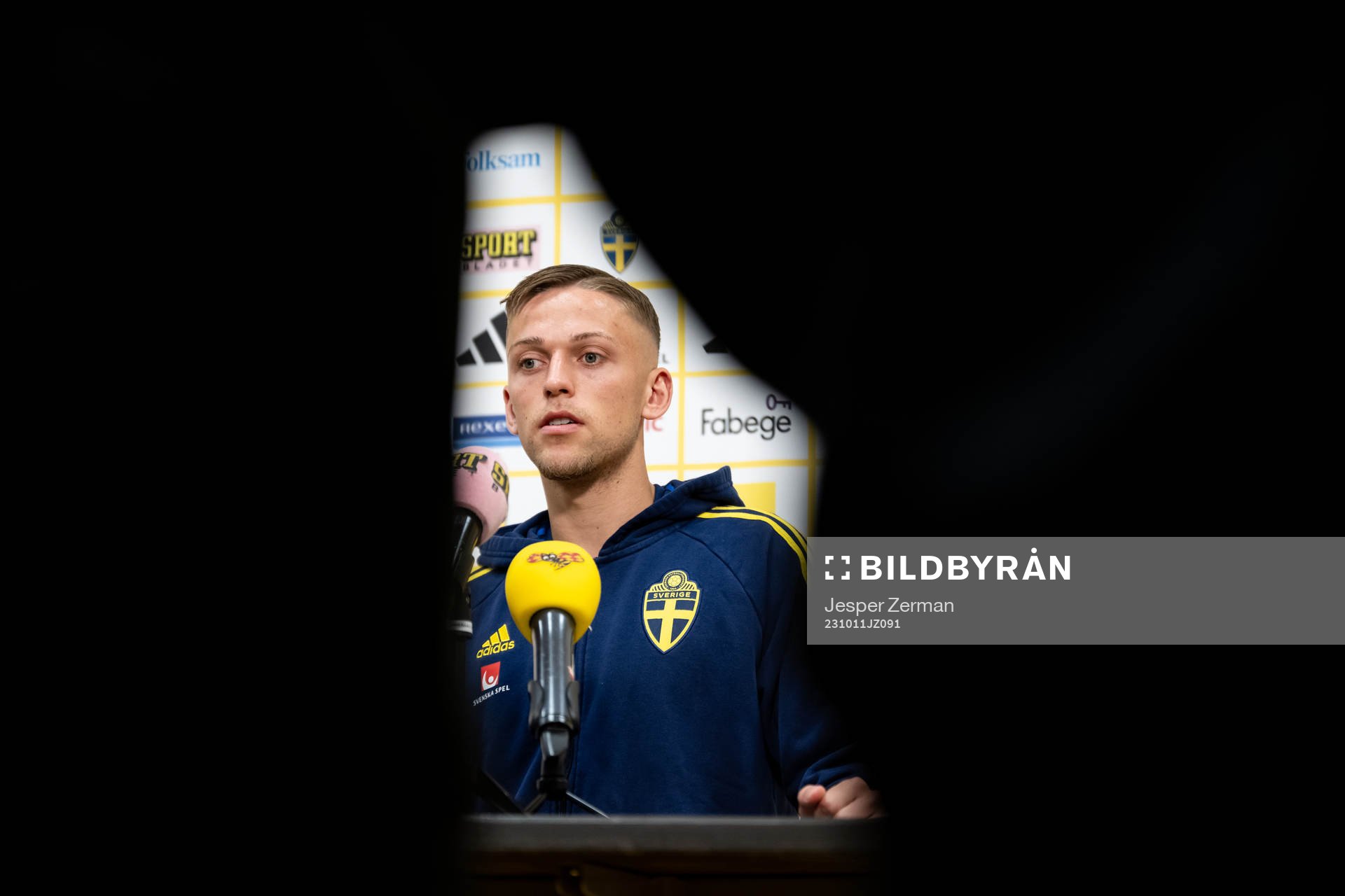 Jesper Karlsson of the Swedish national football team