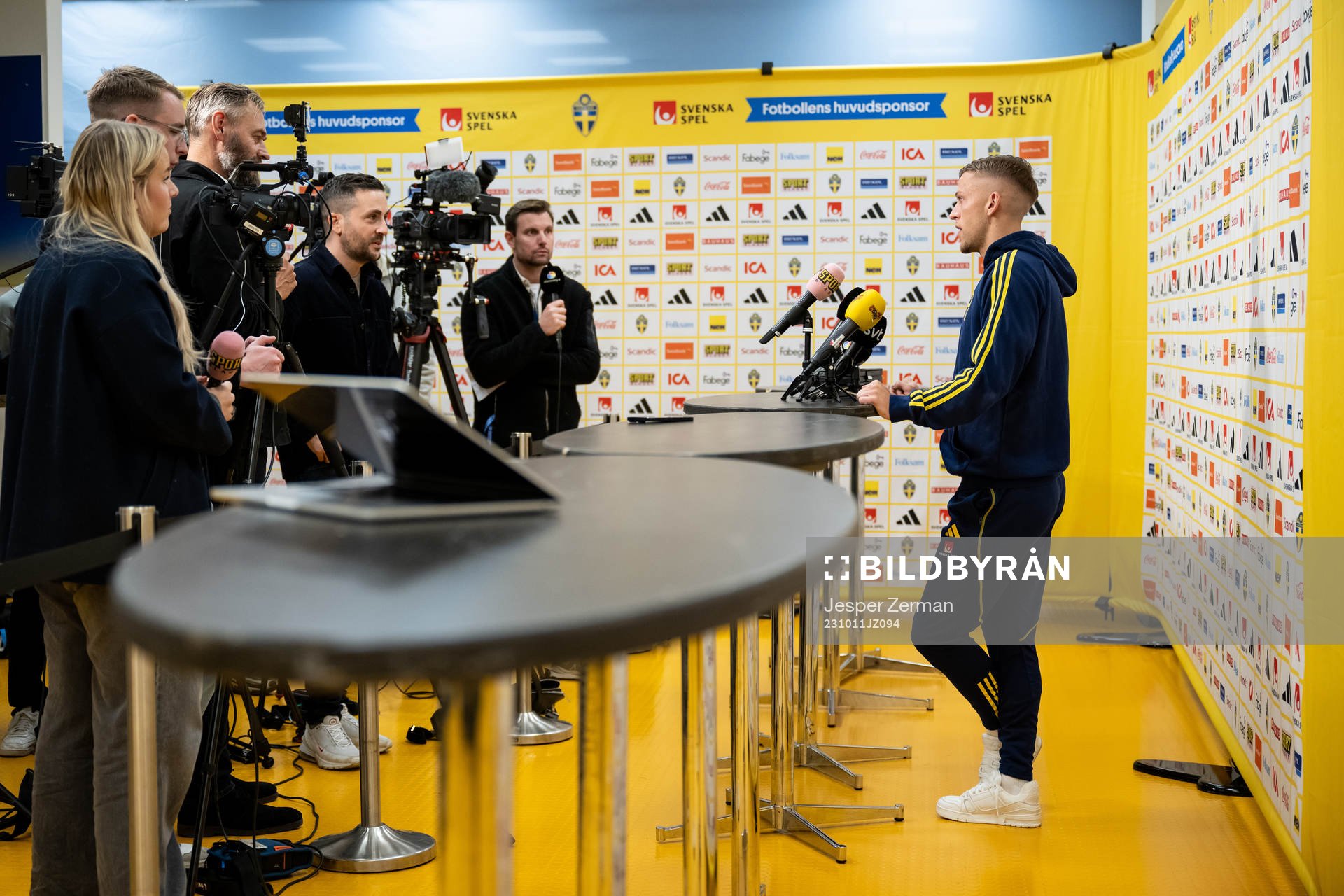 Jesper Karlsson of the Swedish national football team