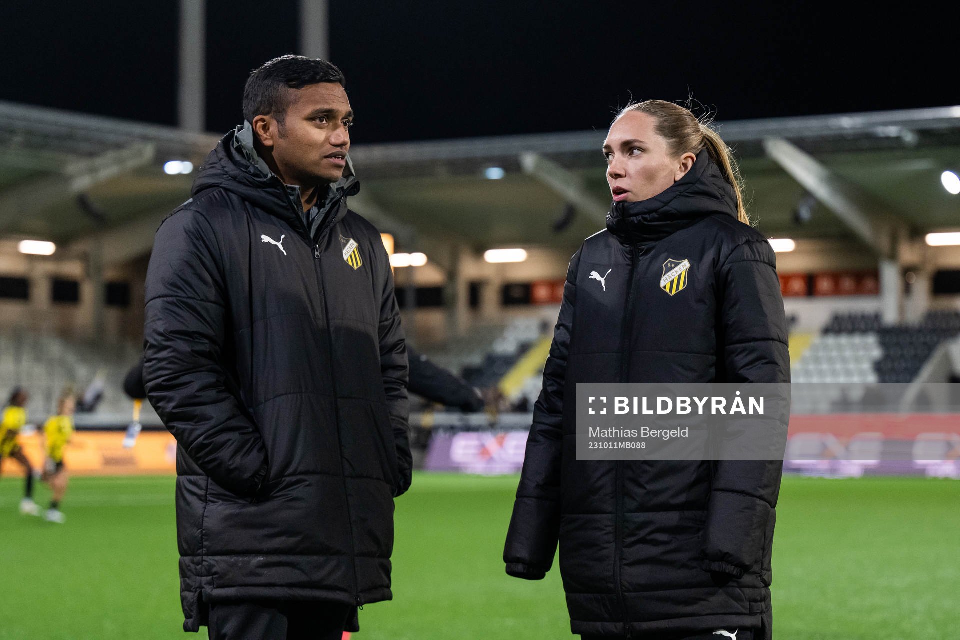 Medical doctor Sadesh Balasingam and Elin Rubensson of