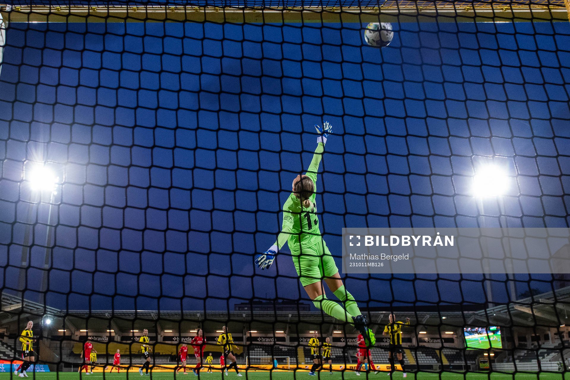Goalkeeper Jennifer Falk of Häcken
