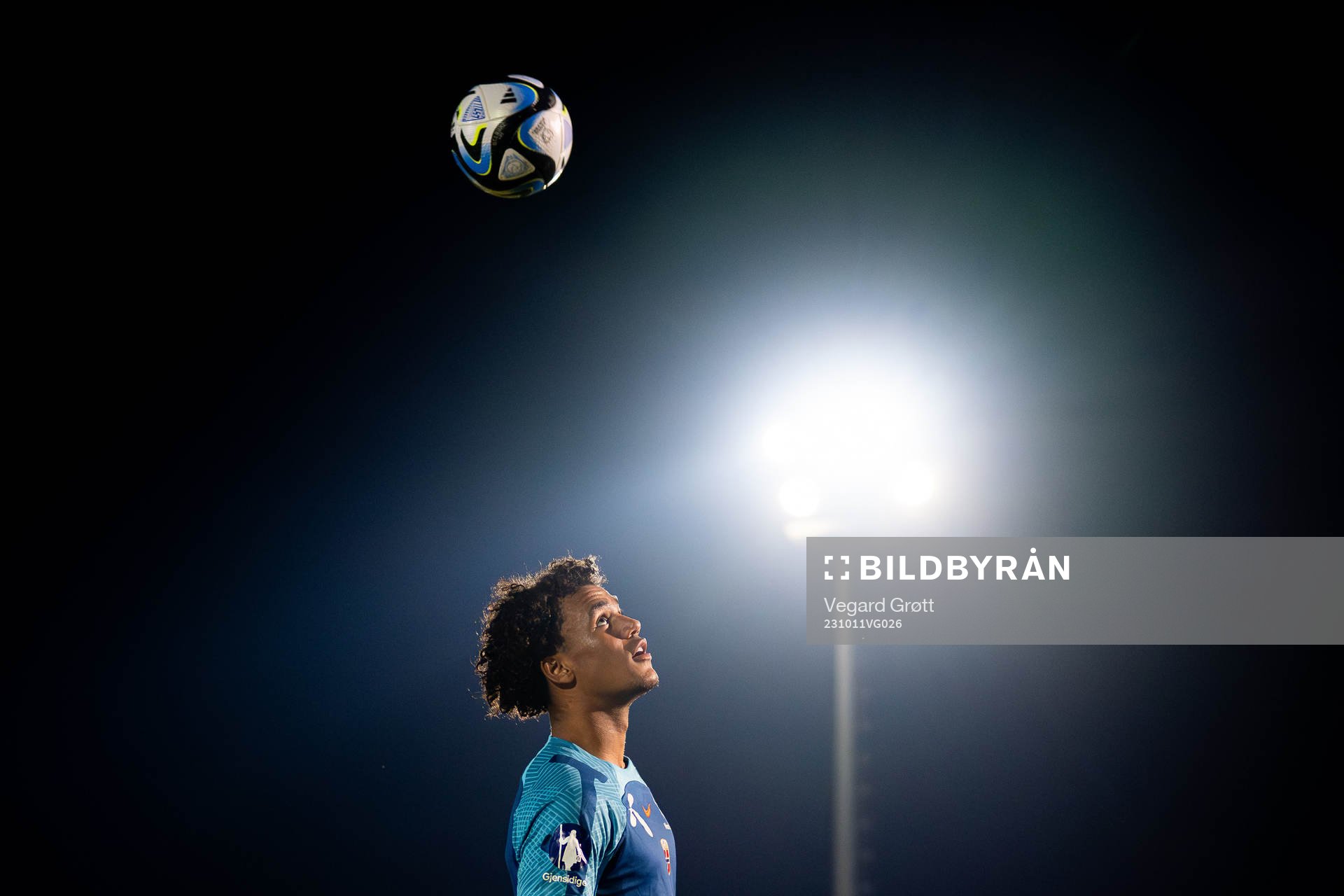 Oscar Bobb of the Norwegian national football team