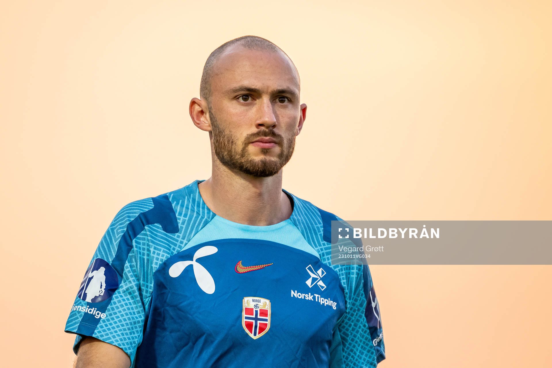 Fredrik Aursnes of the Norwegian national football team
