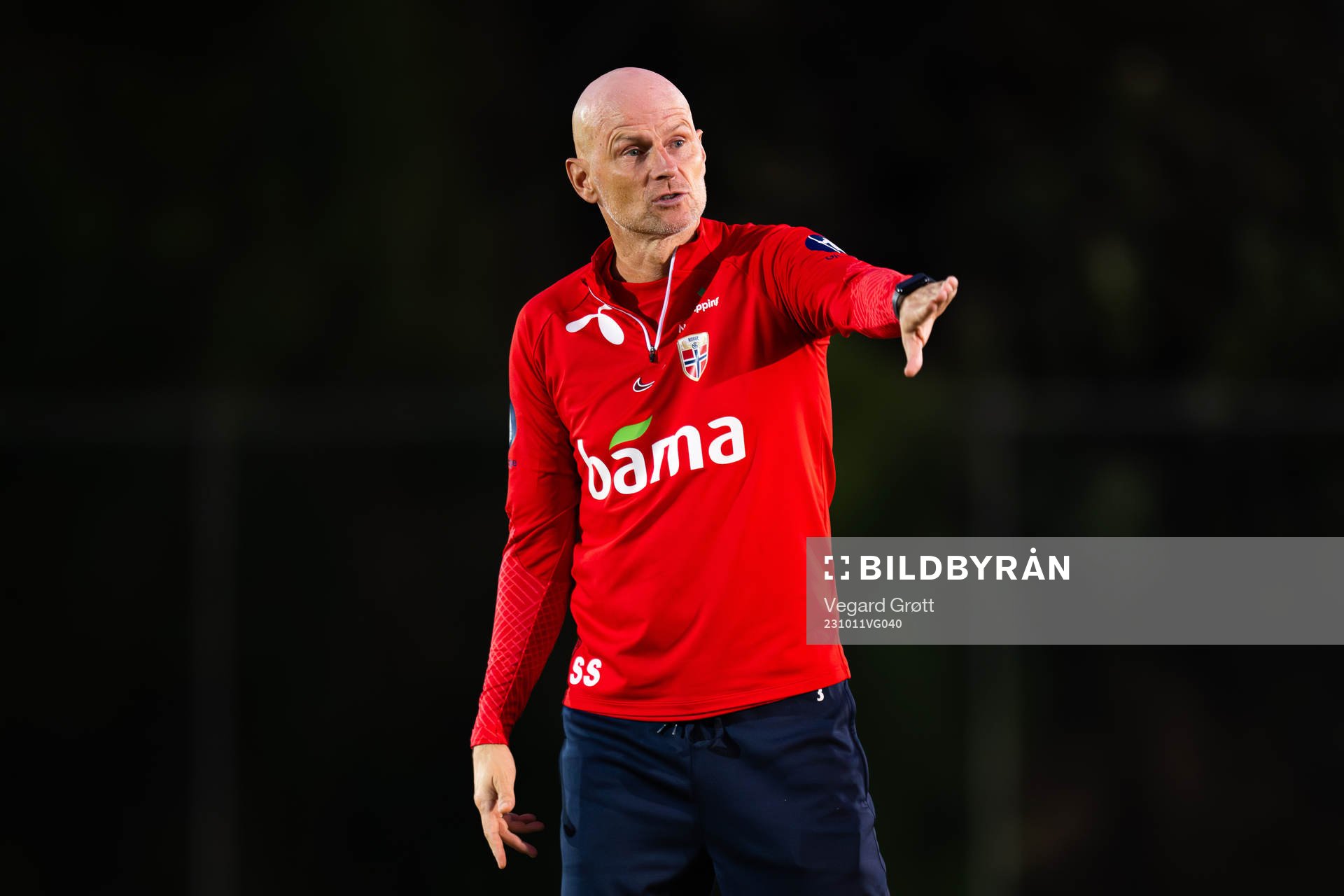 Ståle Solbakken, head coach of the Norwegian national