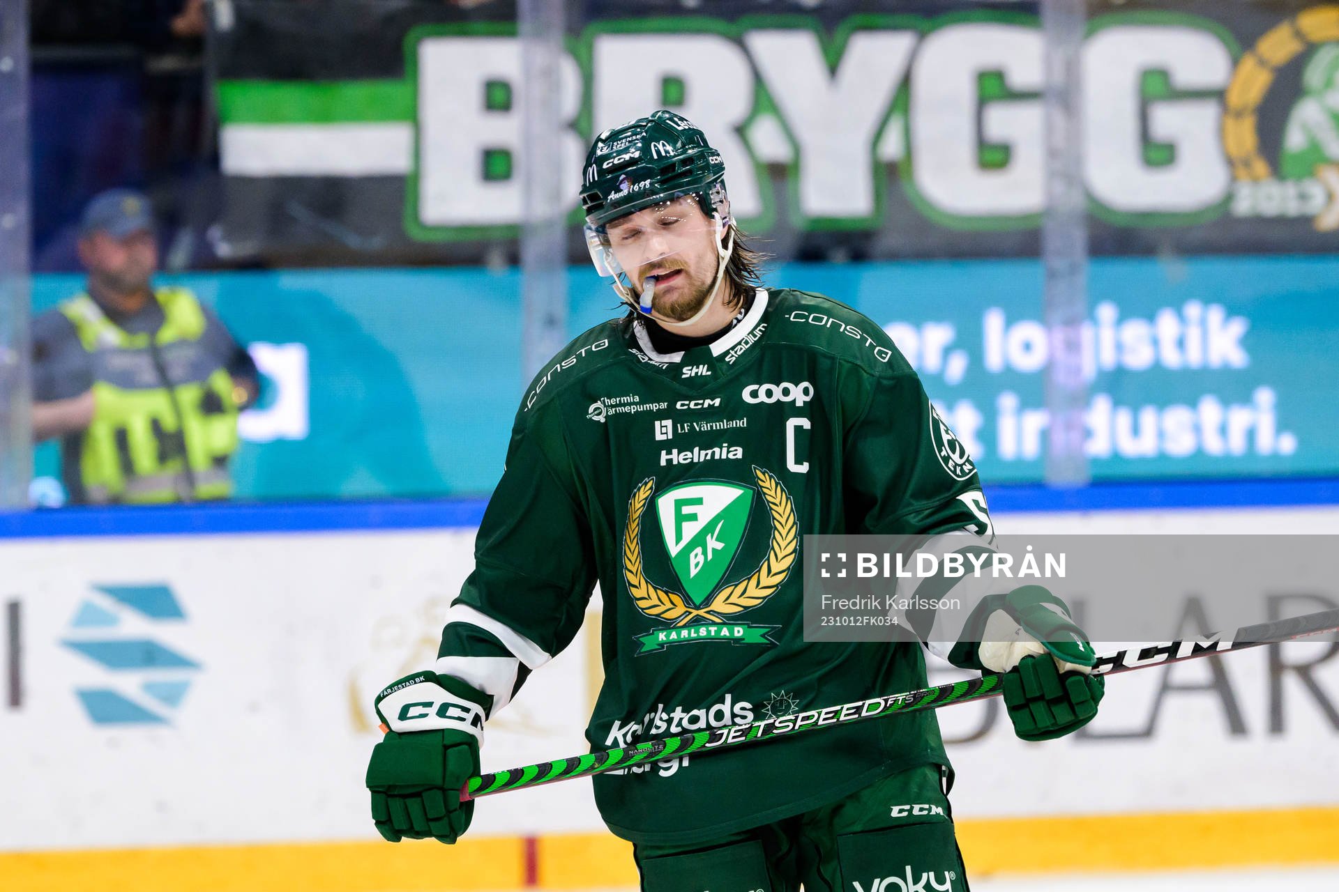 Färjestads Linus Johansson deppar