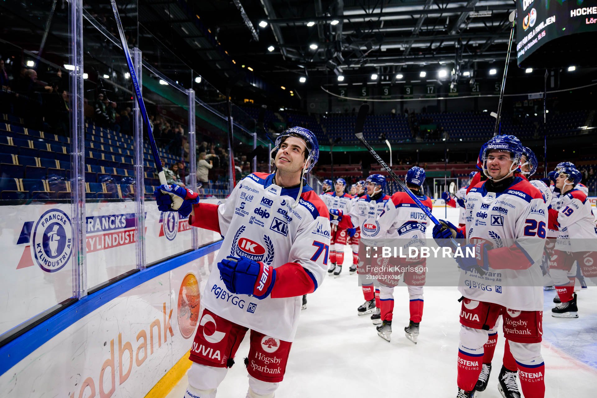 Oskarshamns Viktor Lodin jublar