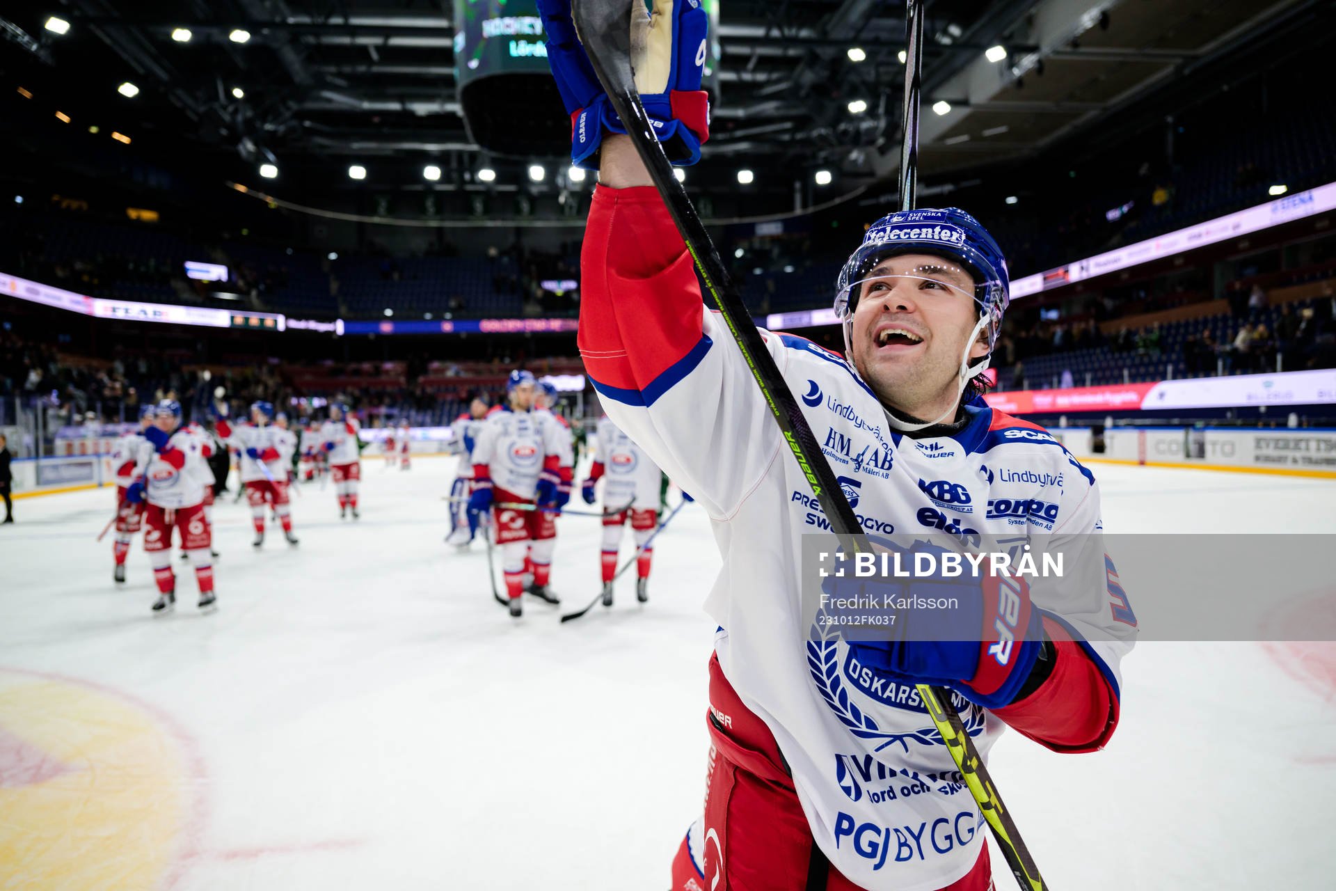 Oskarshamns David Quenneville jublar