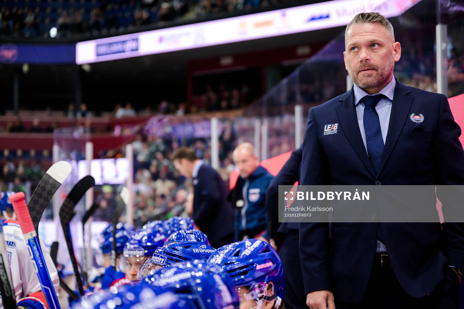Oskarshamns assisterande tränare Mikael Holmqvist
