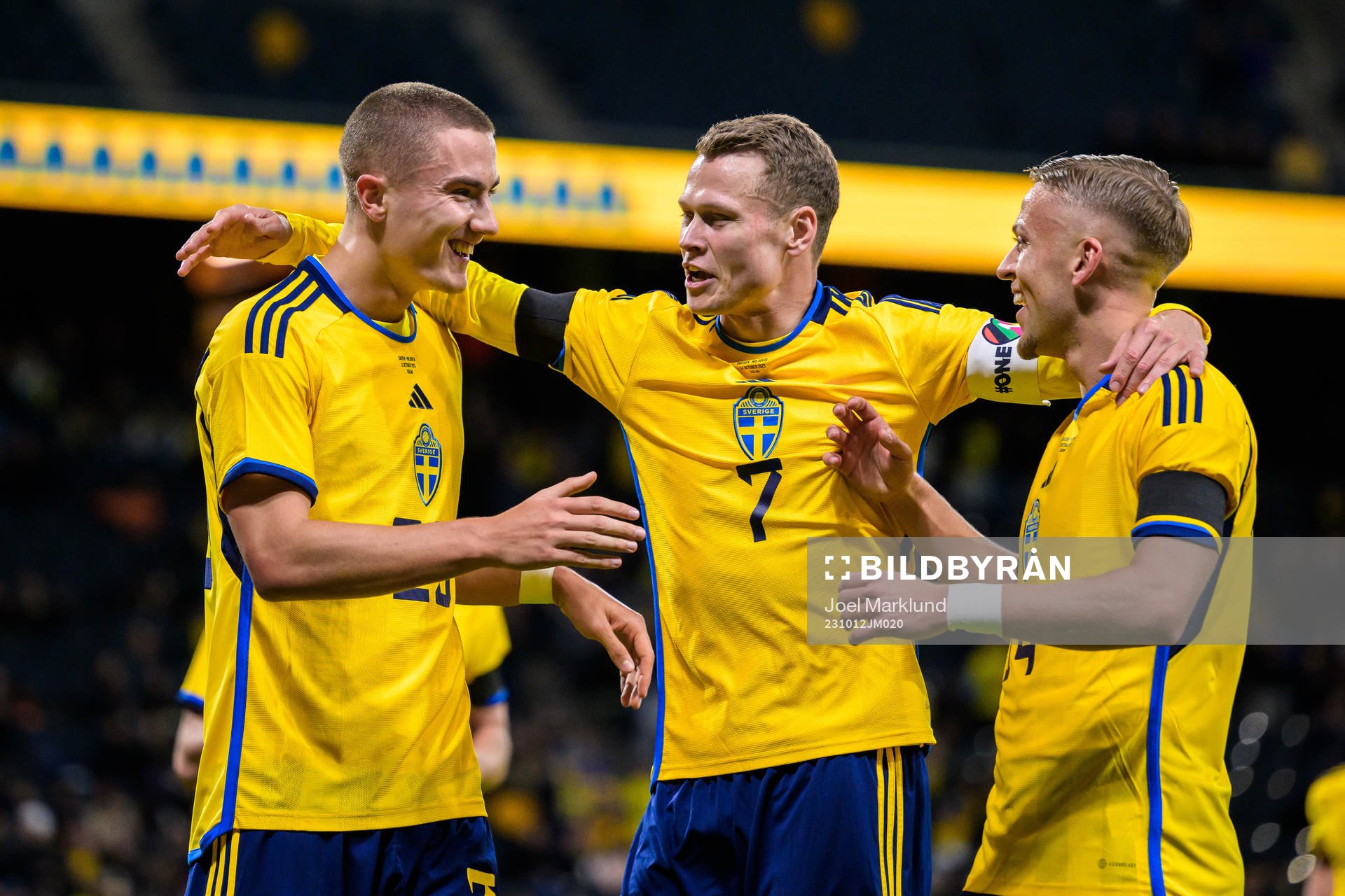Gustaf Lagerbielke, Viktor Claesson, and Jesper Karlsson of