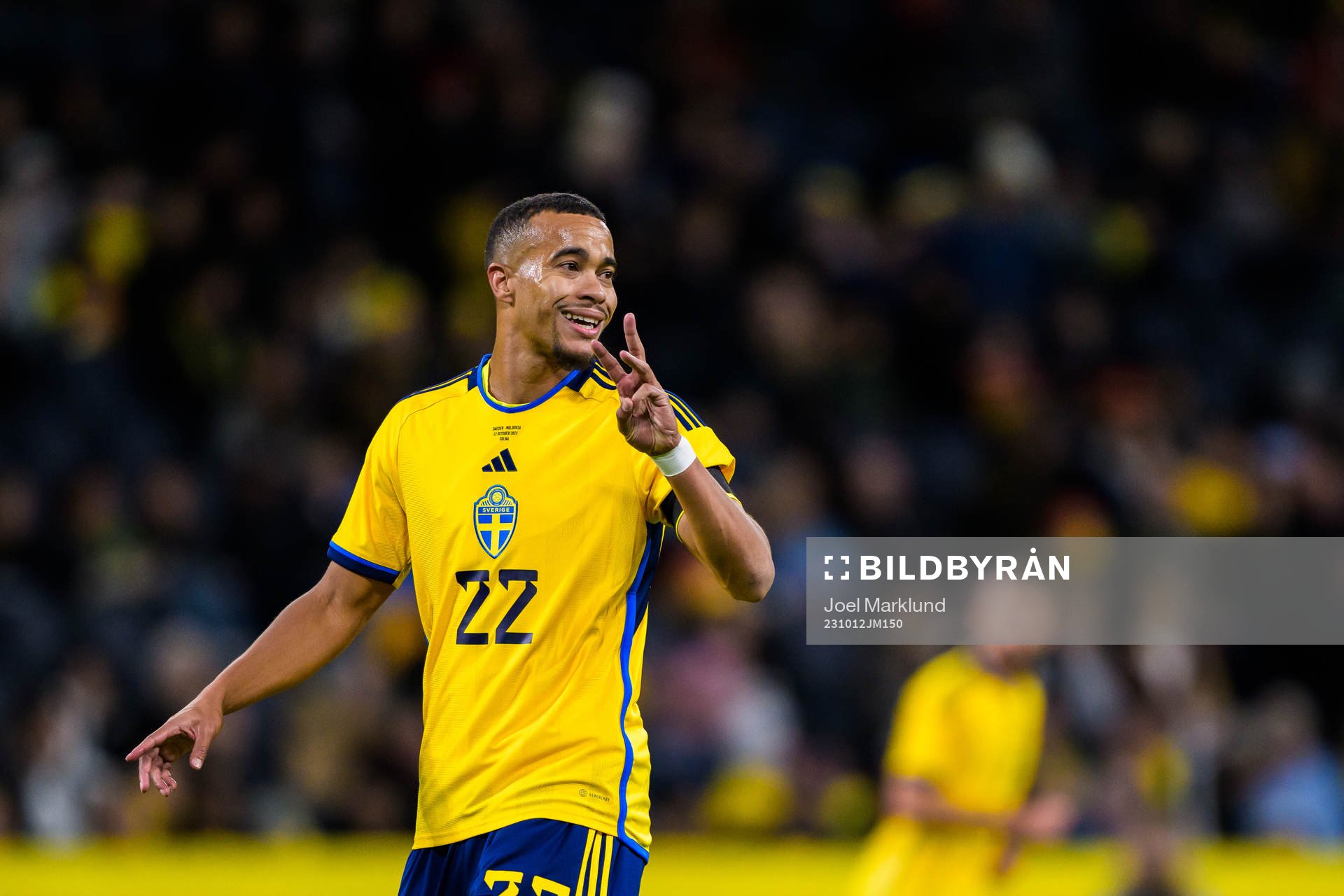 Robin Quaison of Sweden