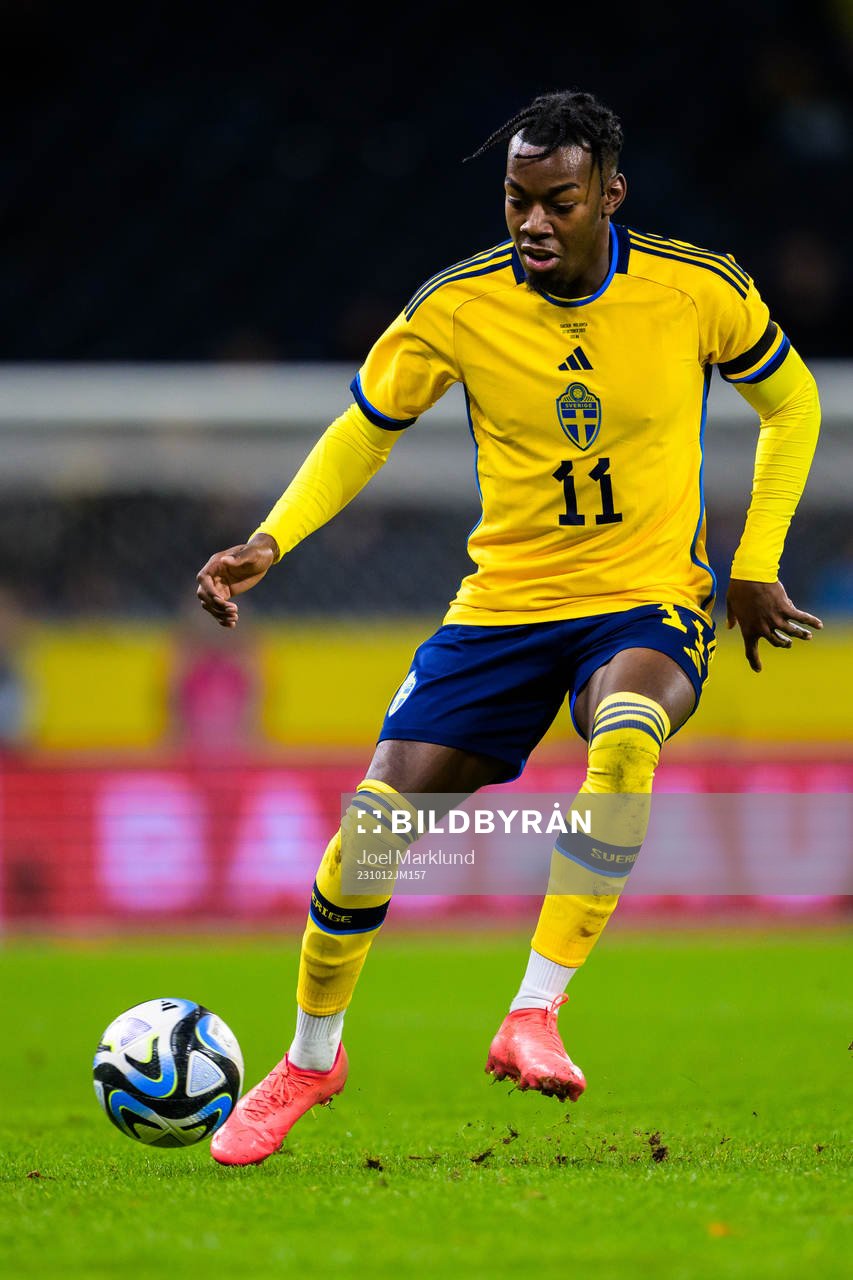 Anthony Elanga of Sweden