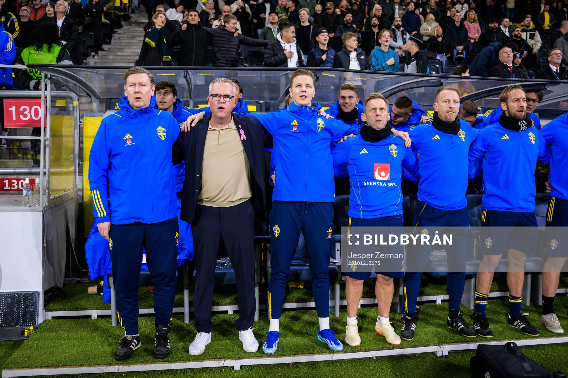 Assistant coach Peter Wettergren, Head coach Janne