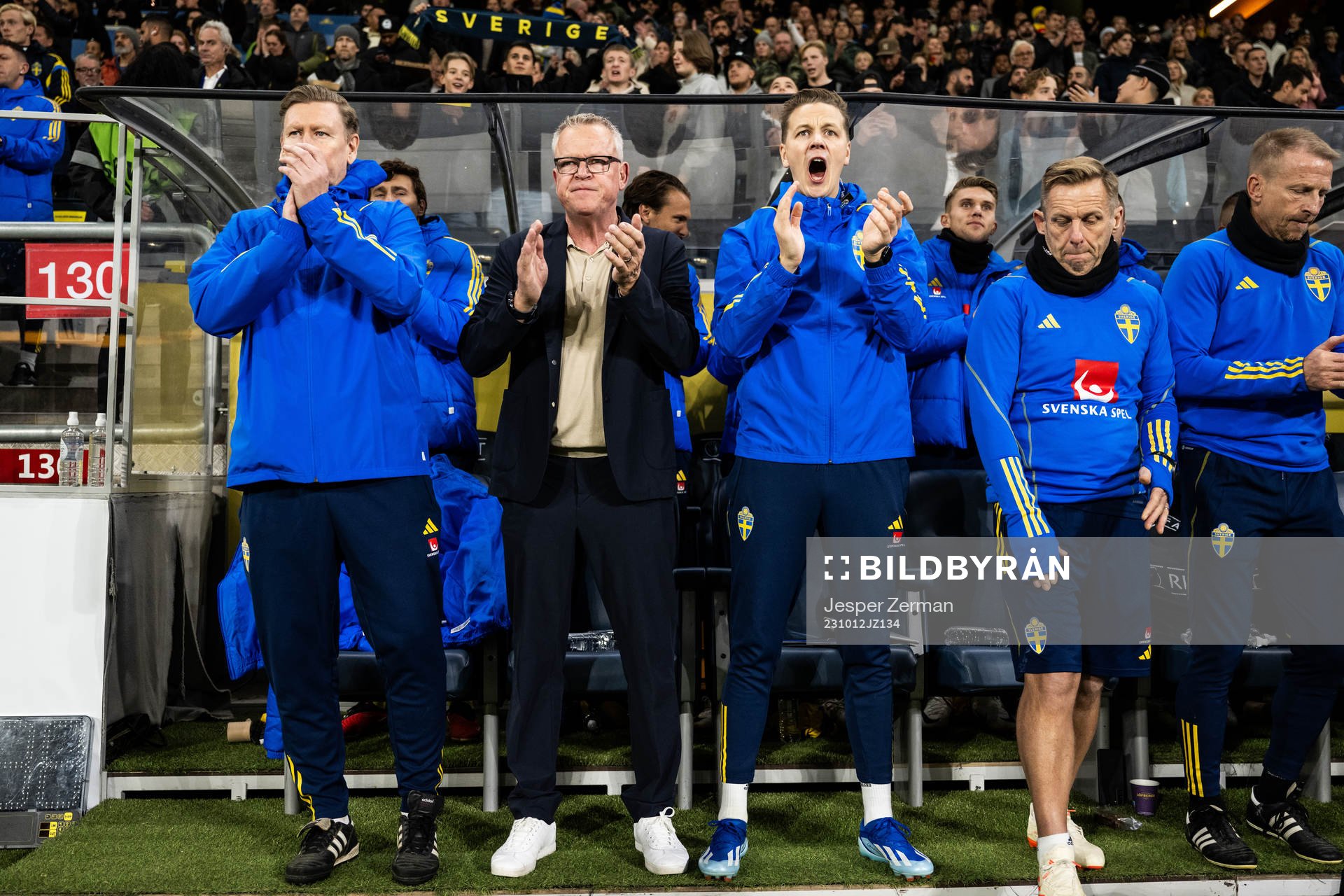 Assistant coach Peter Wettergren, Head coach Janne
