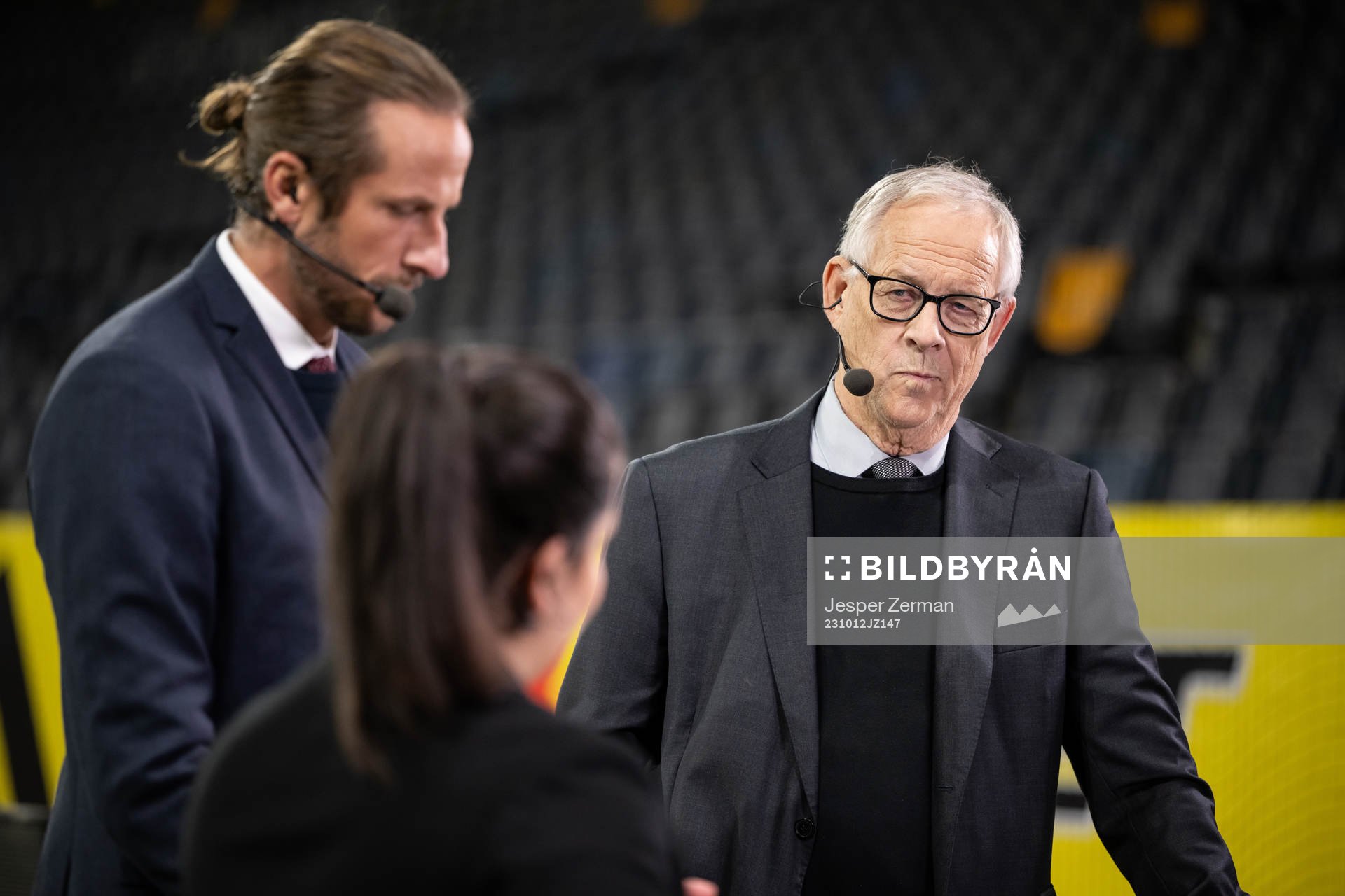 Jonas Olsson and Lars Lagerbäck in Viaplay’s studio