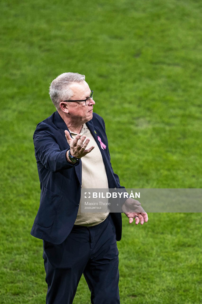 Head coach Janne Andersson of Sweden